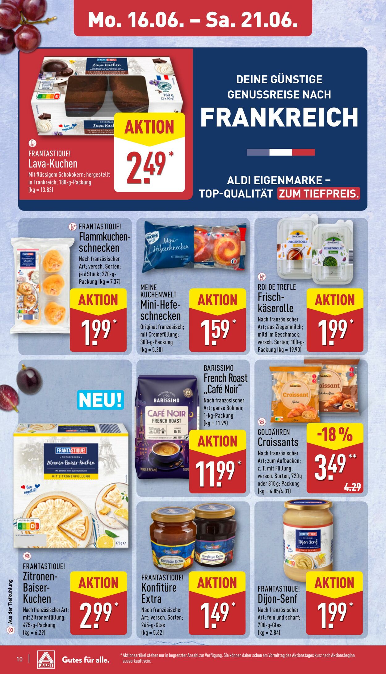 Prospekt Aldi-Nord 16.06.2025 - 21.06.2025