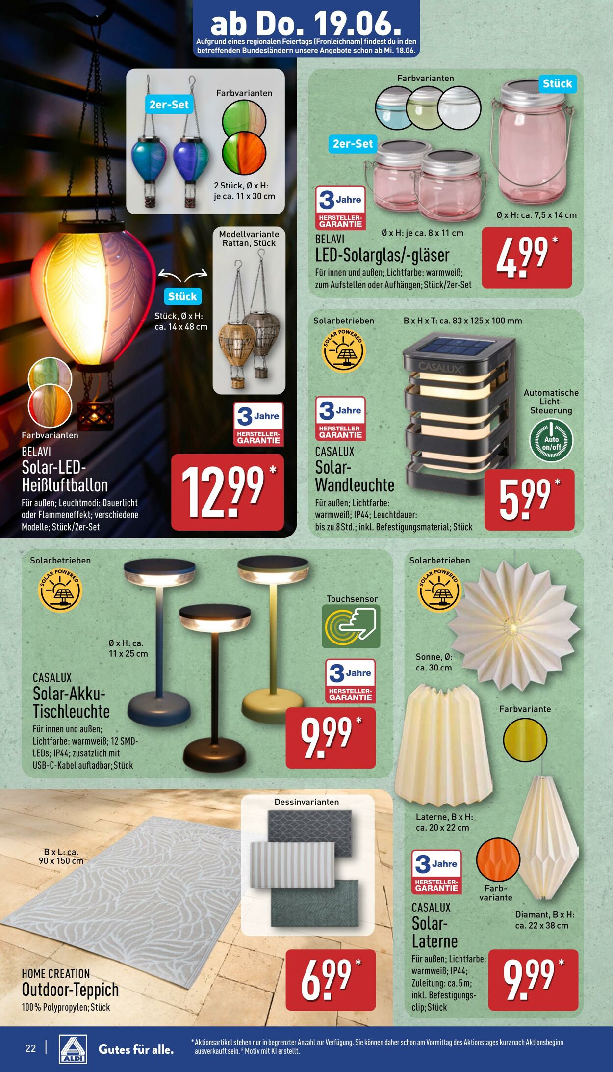 Prospekt Aldi-Nord 16.06.2025 - 21.06.2025