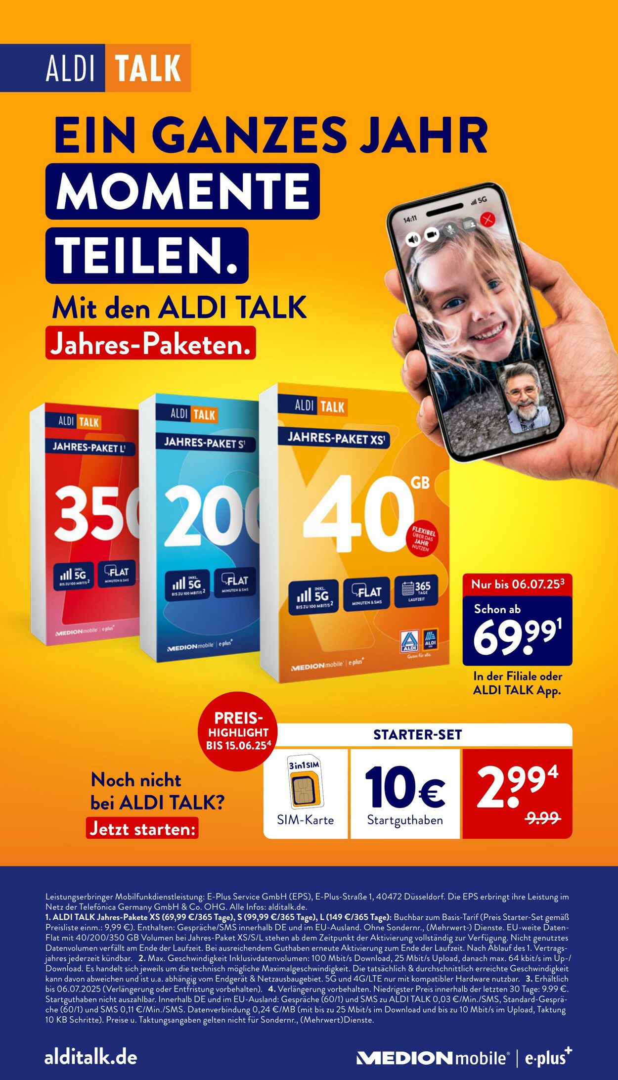 Prospekt Aldi-Nord 16.06.2025 - 21.06.2025