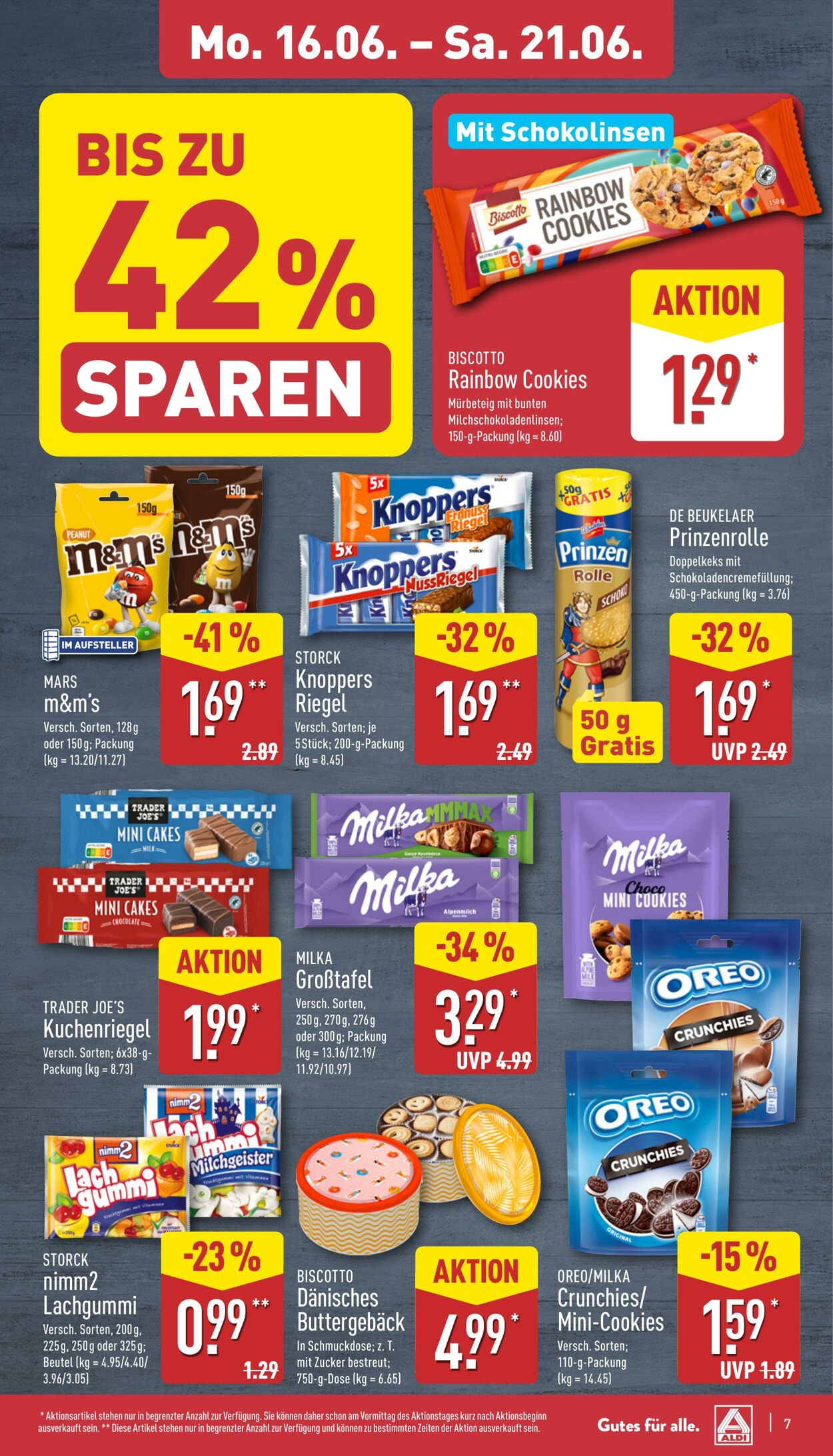 Prospekt Aldi-Nord 16.06.2025 - 21.06.2025