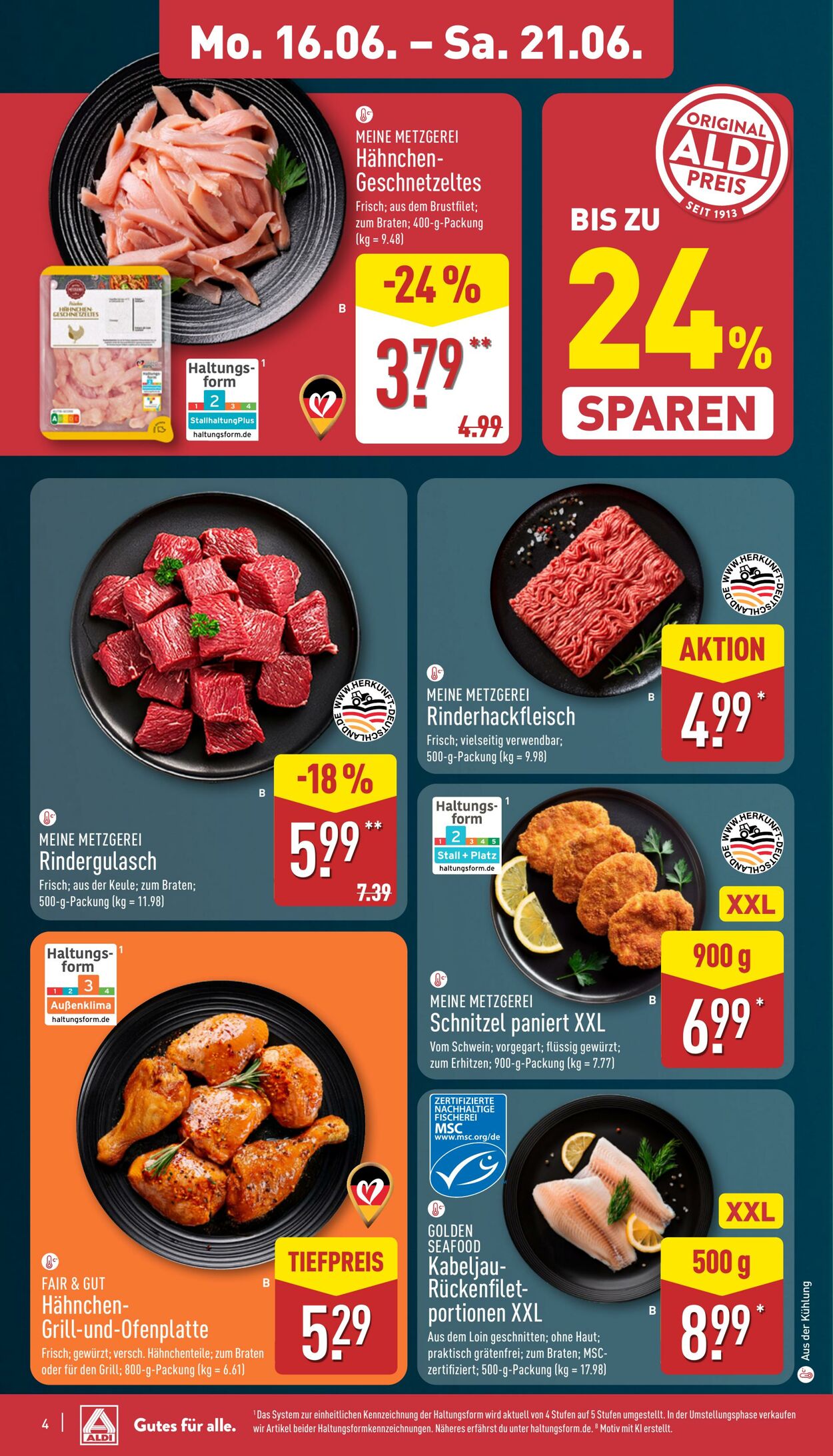 Prospekt Aldi-Nord 16.06.2025 - 21.06.2025