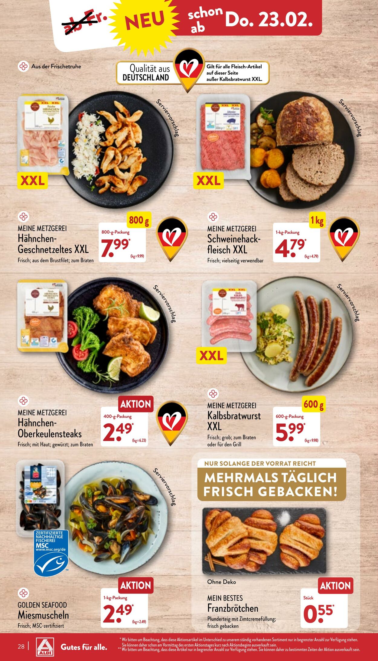 Prospekt Aldi-Nord 20.02.2023 - 25.02.2023