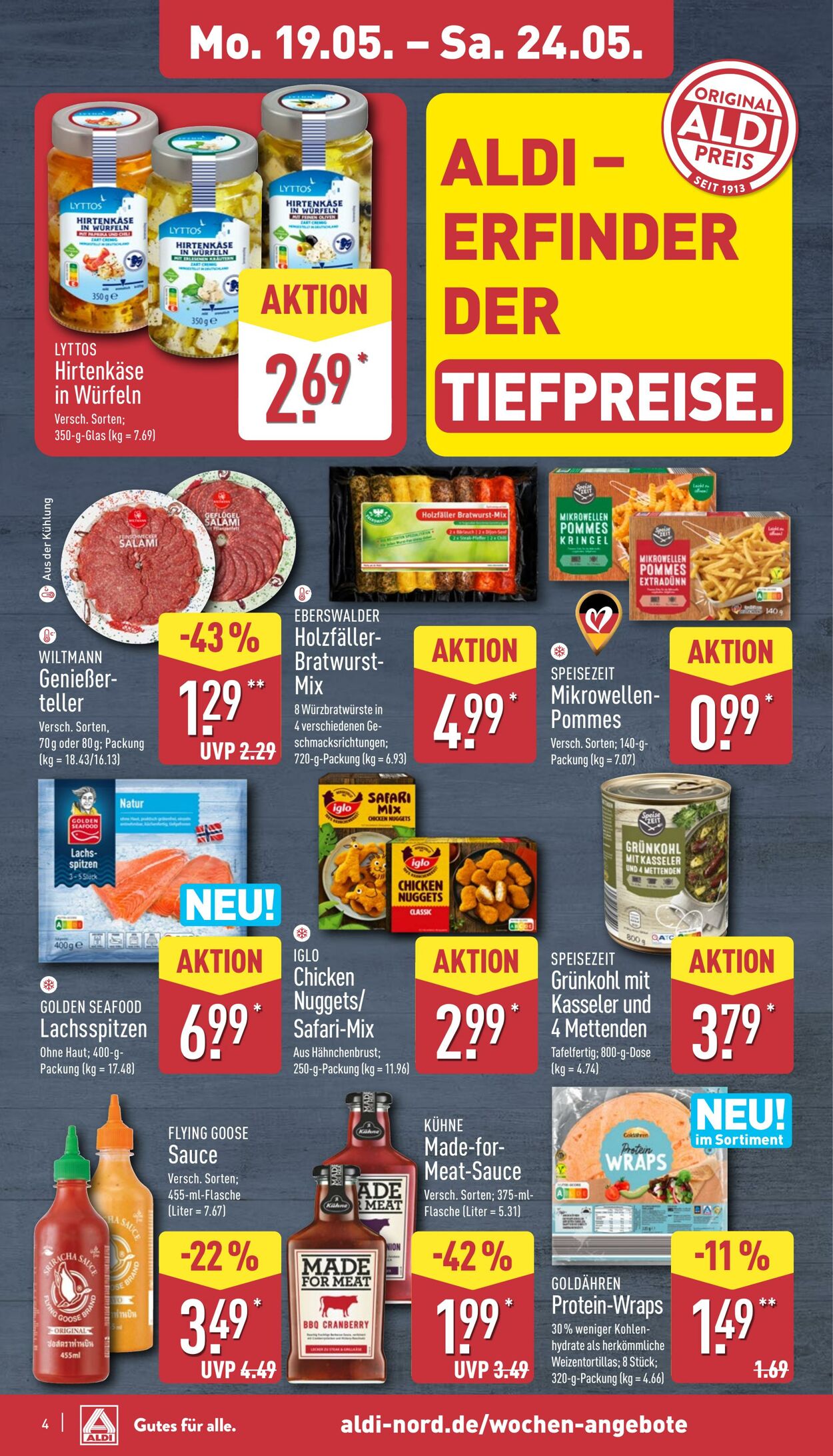 Prospekt Aldi-Nord 19.05.2025 - 24.05.2025