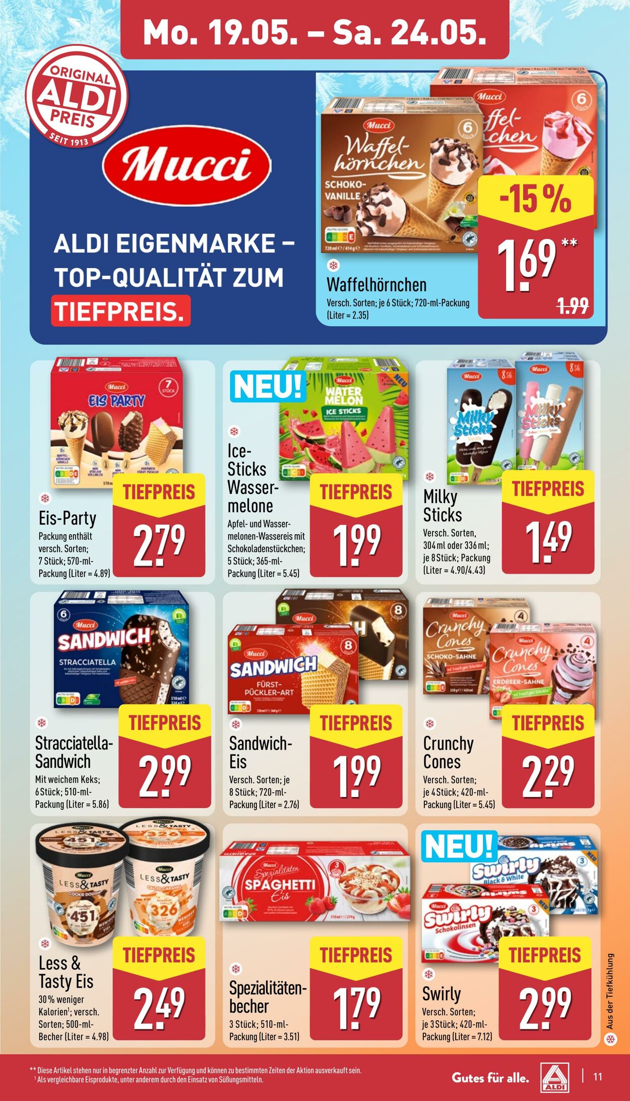 Prospekt Aldi-Nord 19.05.2025 - 24.05.2025