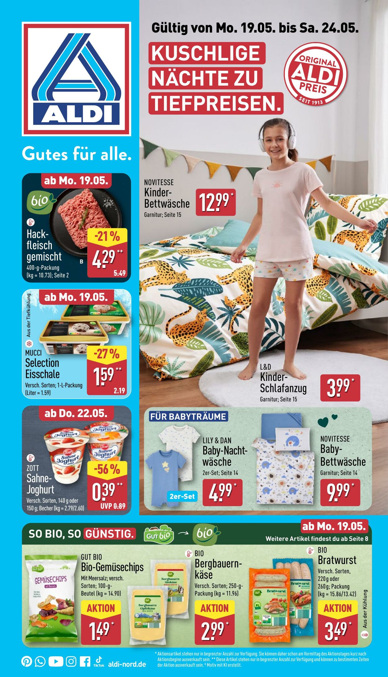 Prospekt Aldi-Nord 19.05.2025 - 24.05.2025