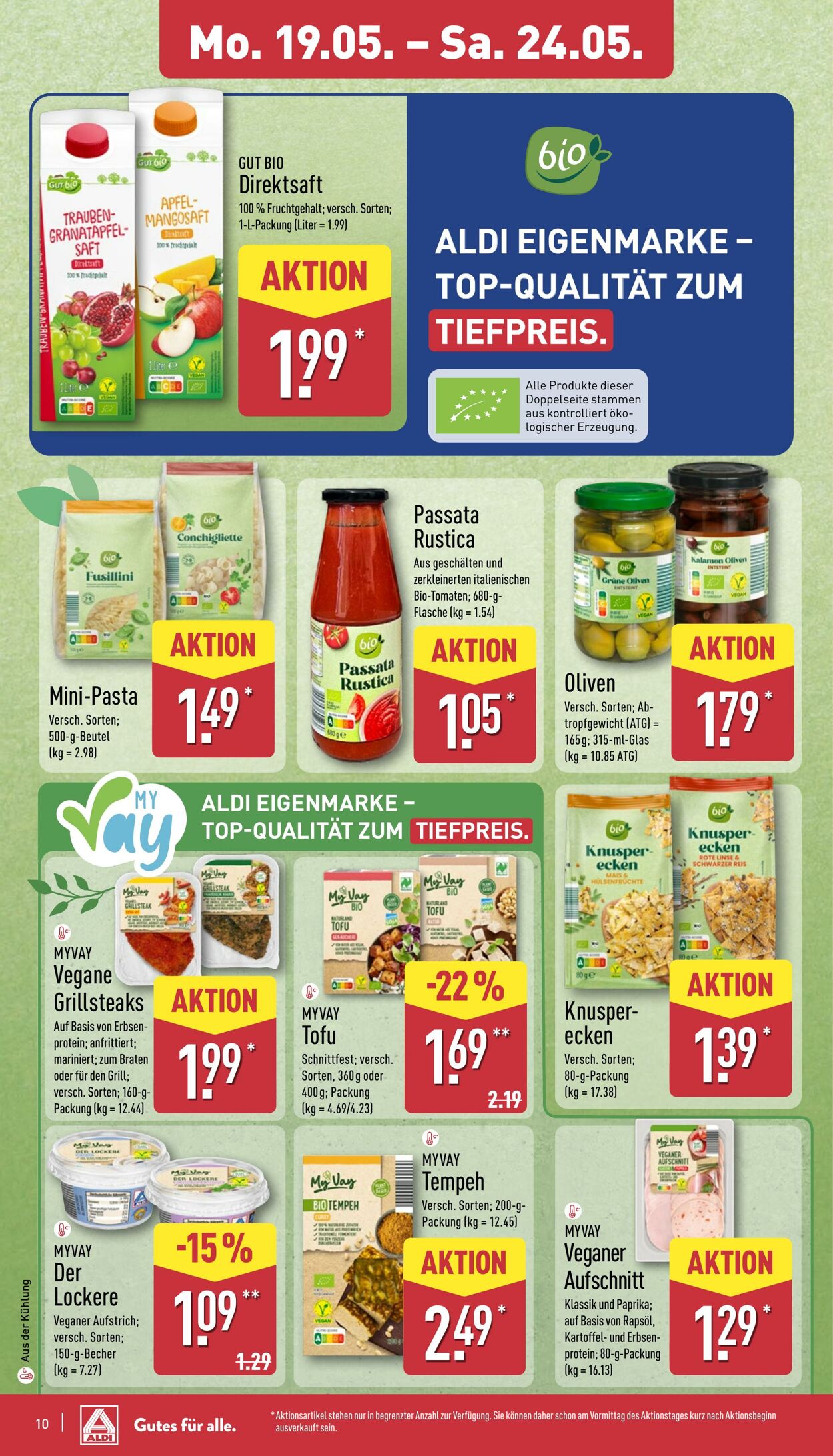 Prospekt Aldi-Nord 19.05.2025 - 24.05.2025