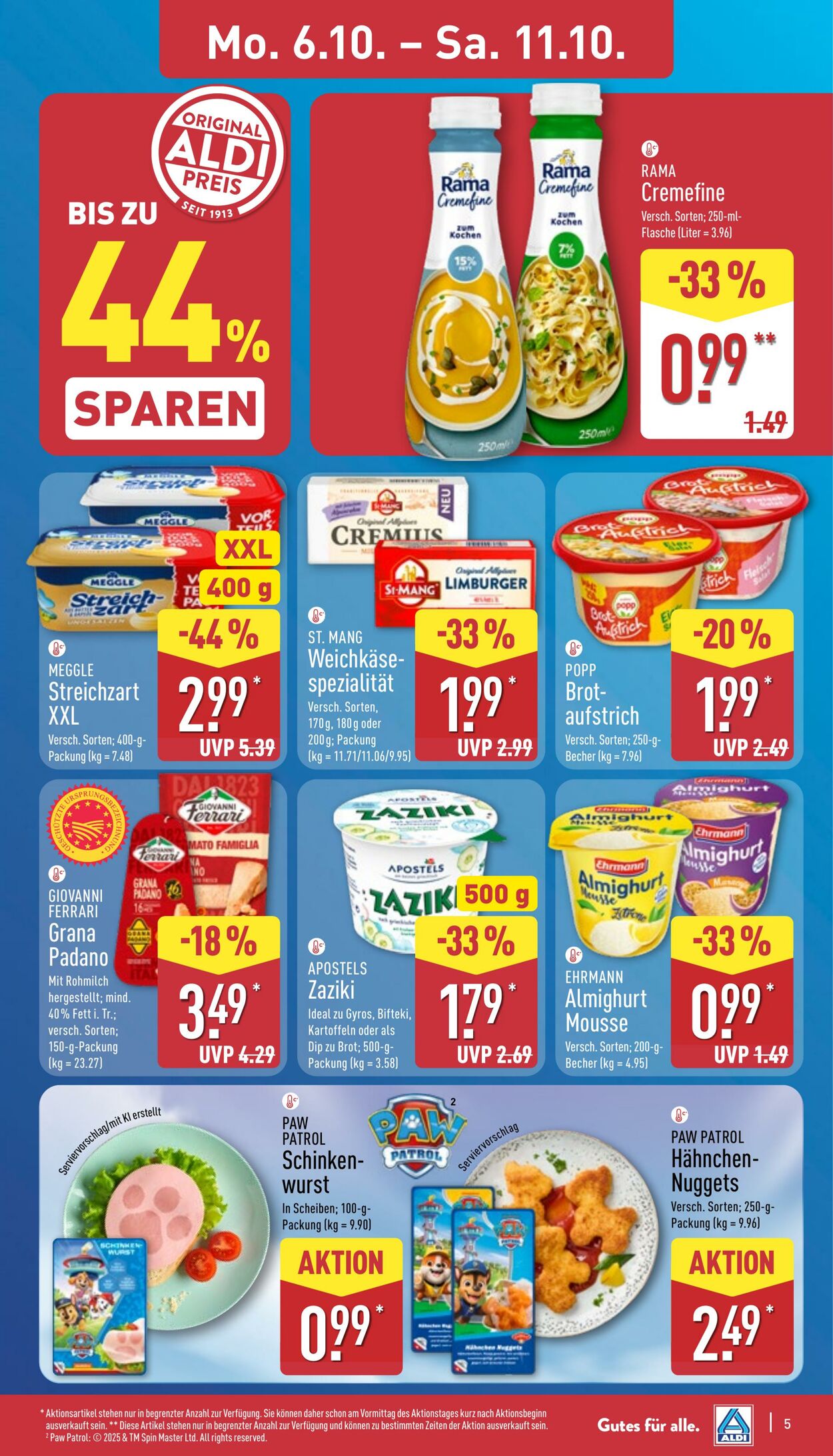 Prospekt Aldi-Nord 06.10.2025 - 11.10.2025