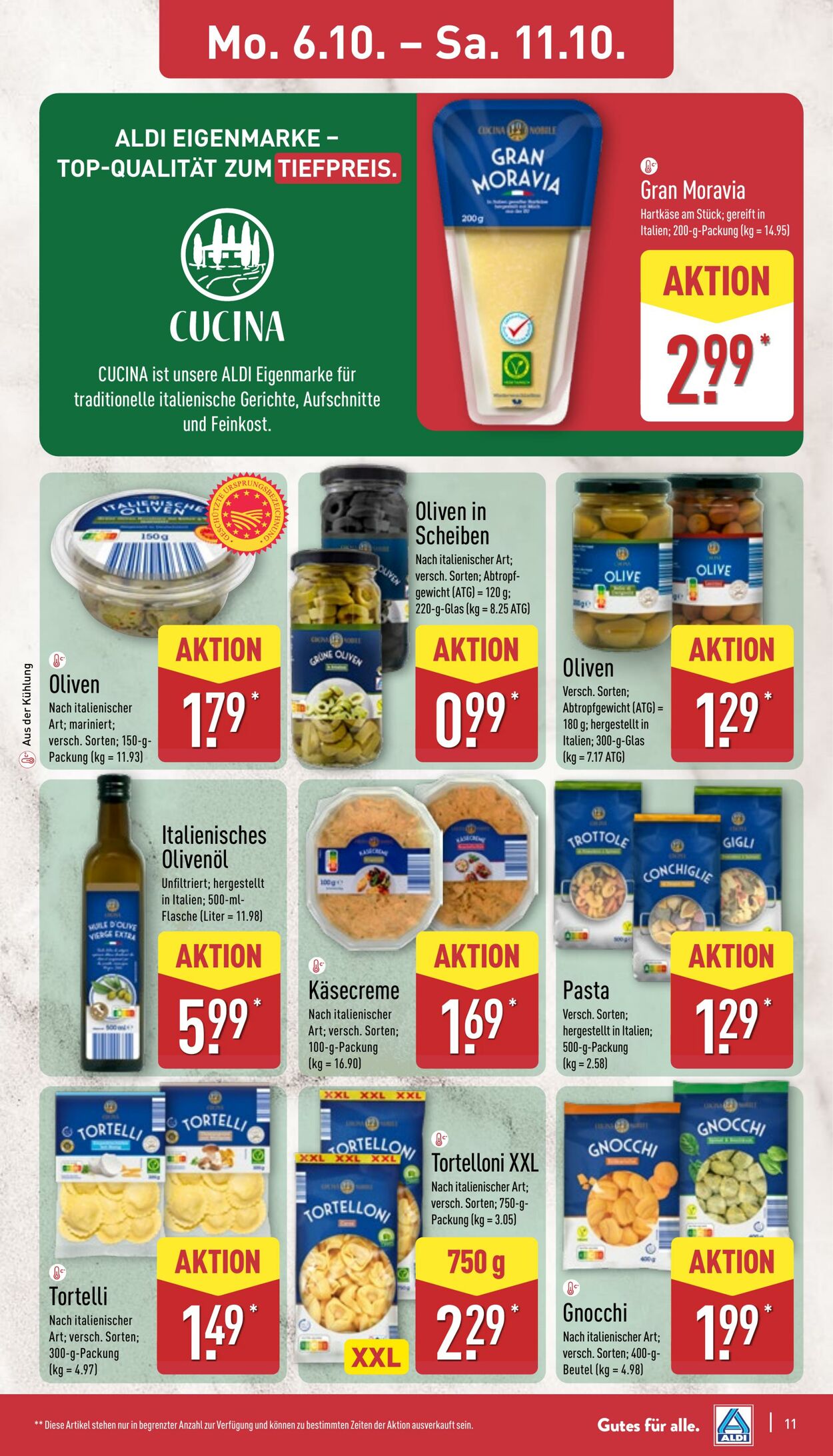 Prospekt Aldi-Nord 06.10.2025 - 11.10.2025