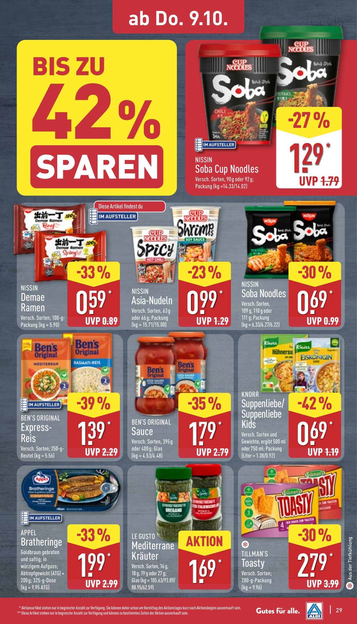 Prospekt Aldi-Nord 06.10.2025 - 11.10.2025