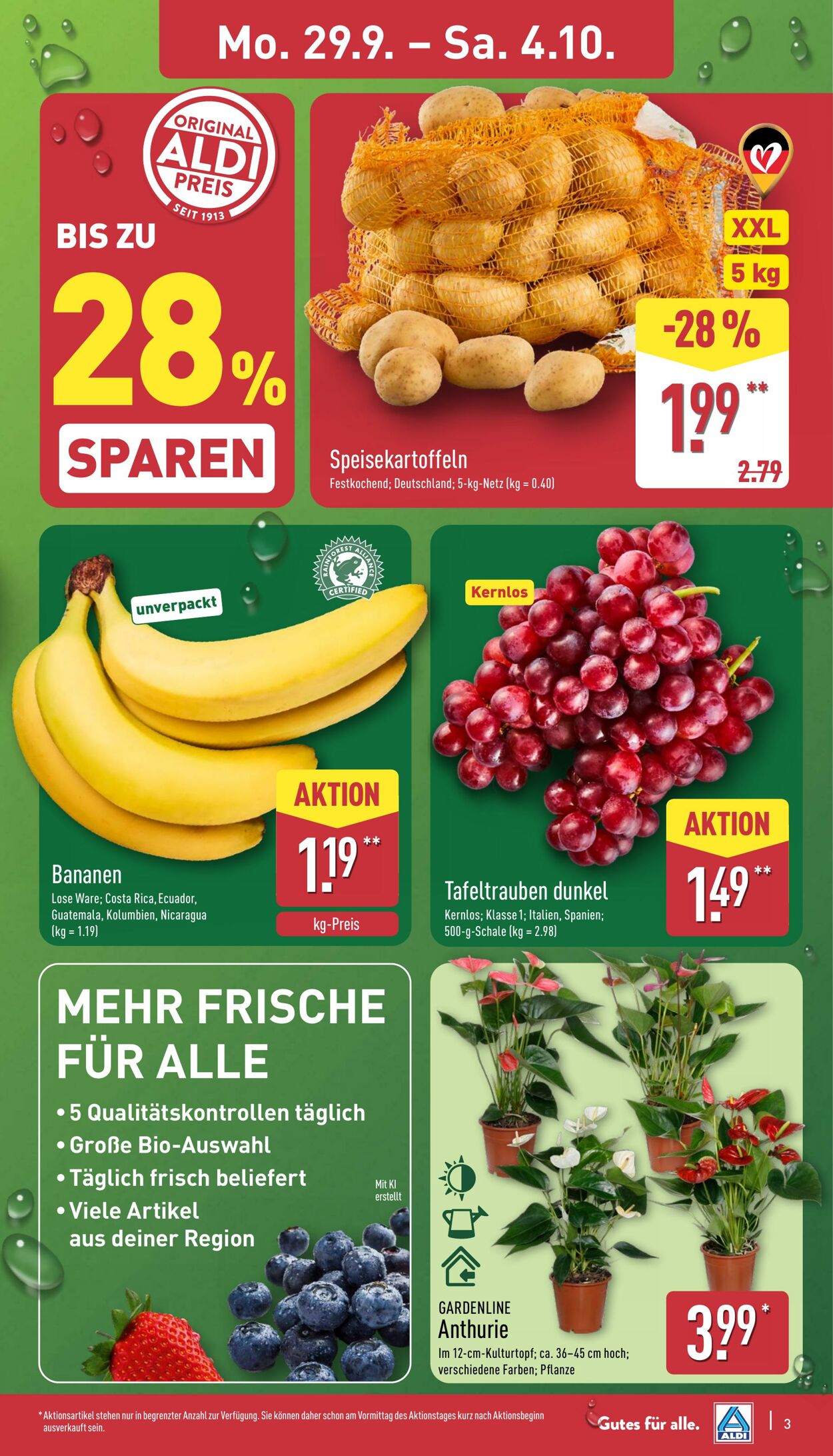 Prospekt Aldi-Nord 29.09.2025 - 04.10.2025
