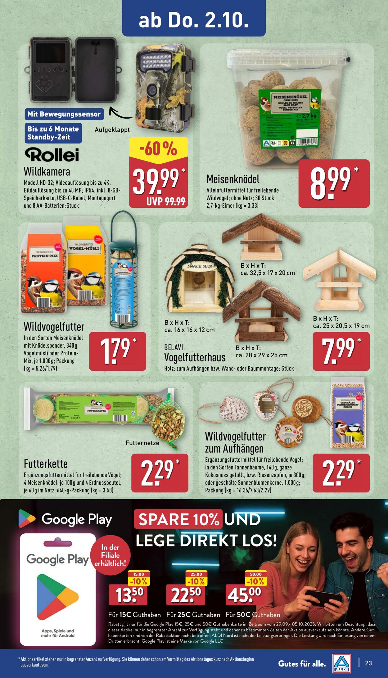 Prospekt Aldi-Nord 29.09.2025 - 04.10.2025