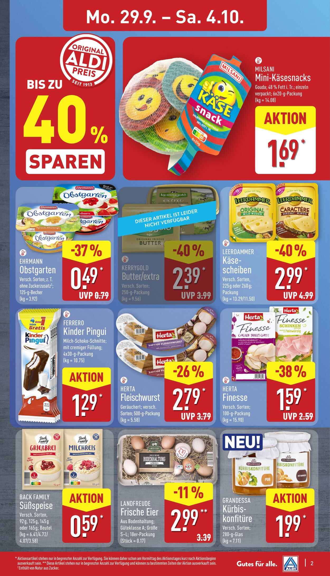 Prospekt Aldi-Nord 29.09.2025 - 04.10.2025