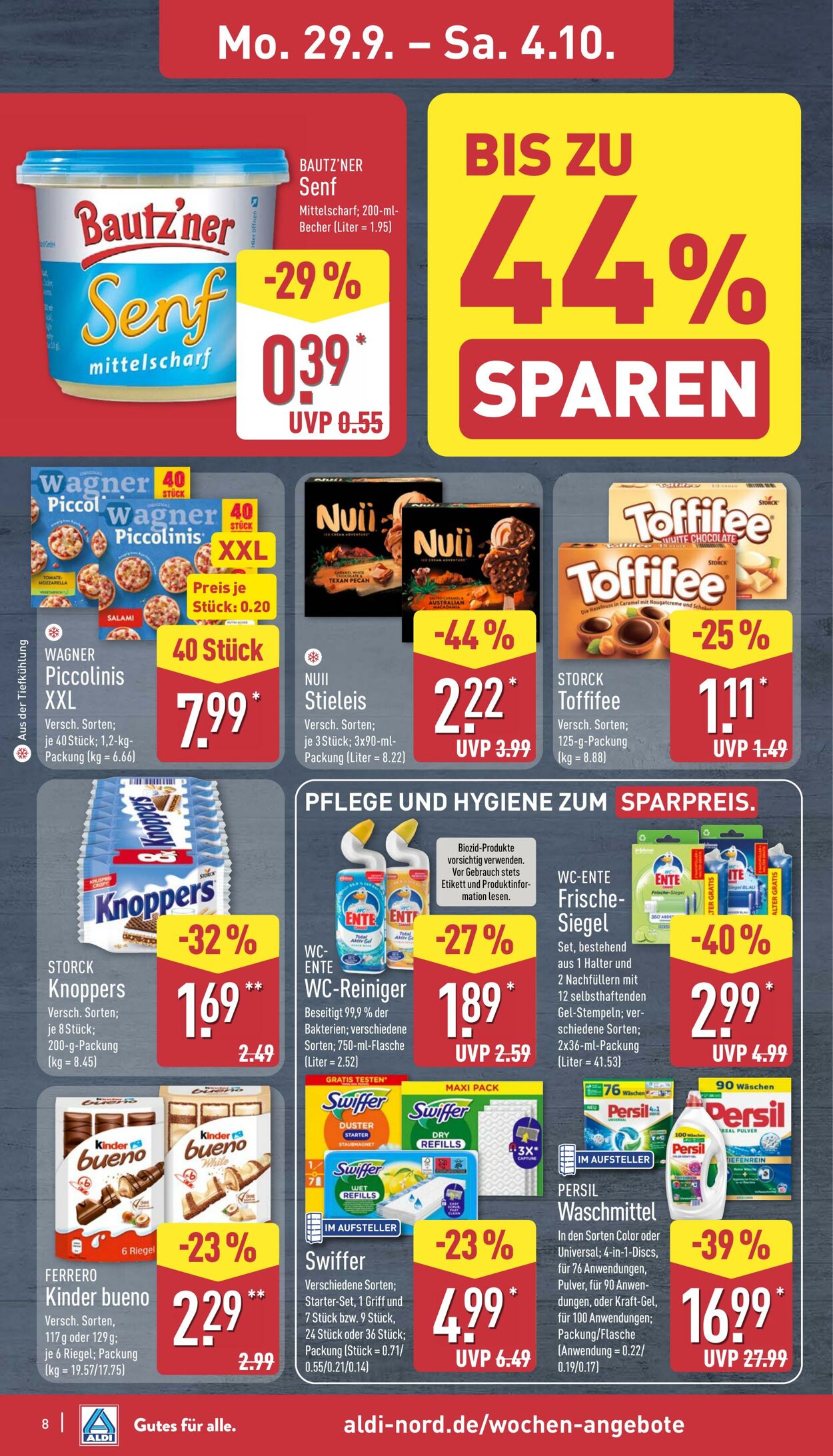 Prospekt Aldi-Nord 29.09.2025 - 04.10.2025