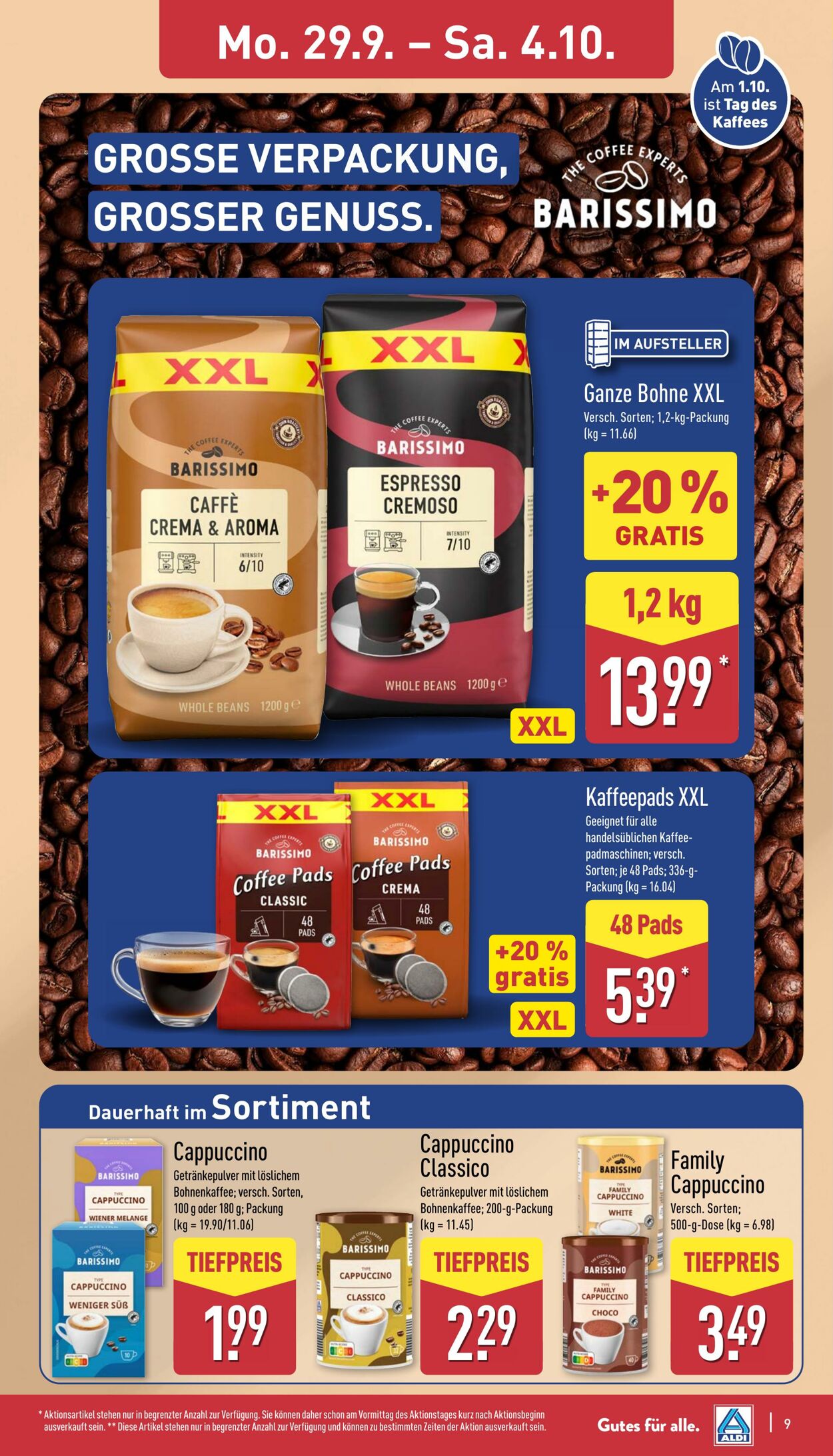 Prospekt Aldi-Nord 29.09.2025 - 04.10.2025