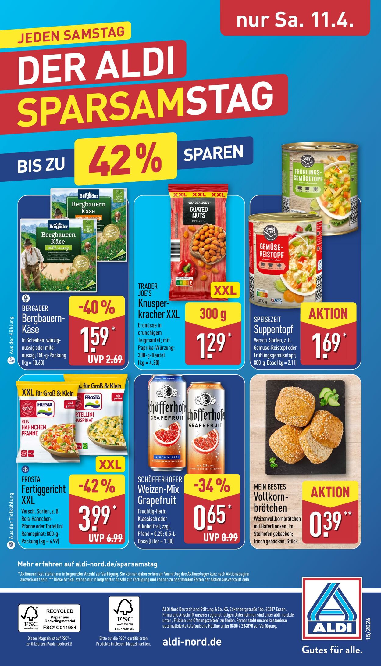 Prospekt Aldi-Nord 06.04.2026 - 11.04.2026