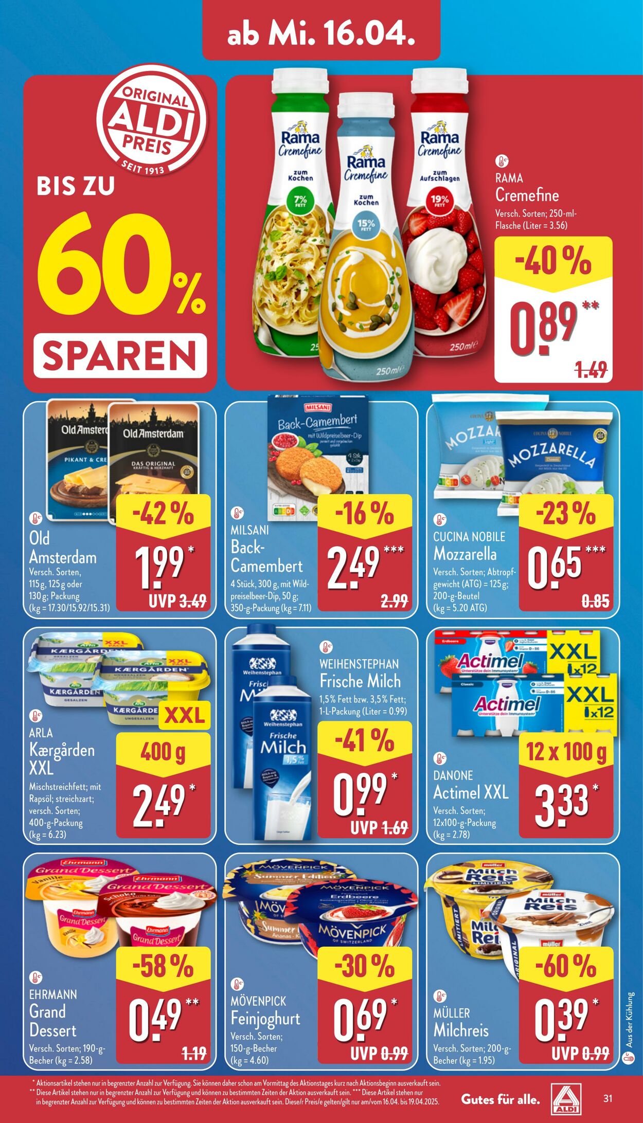Prospekt Aldi-Nord 07.04.2025 - 12.04.2025