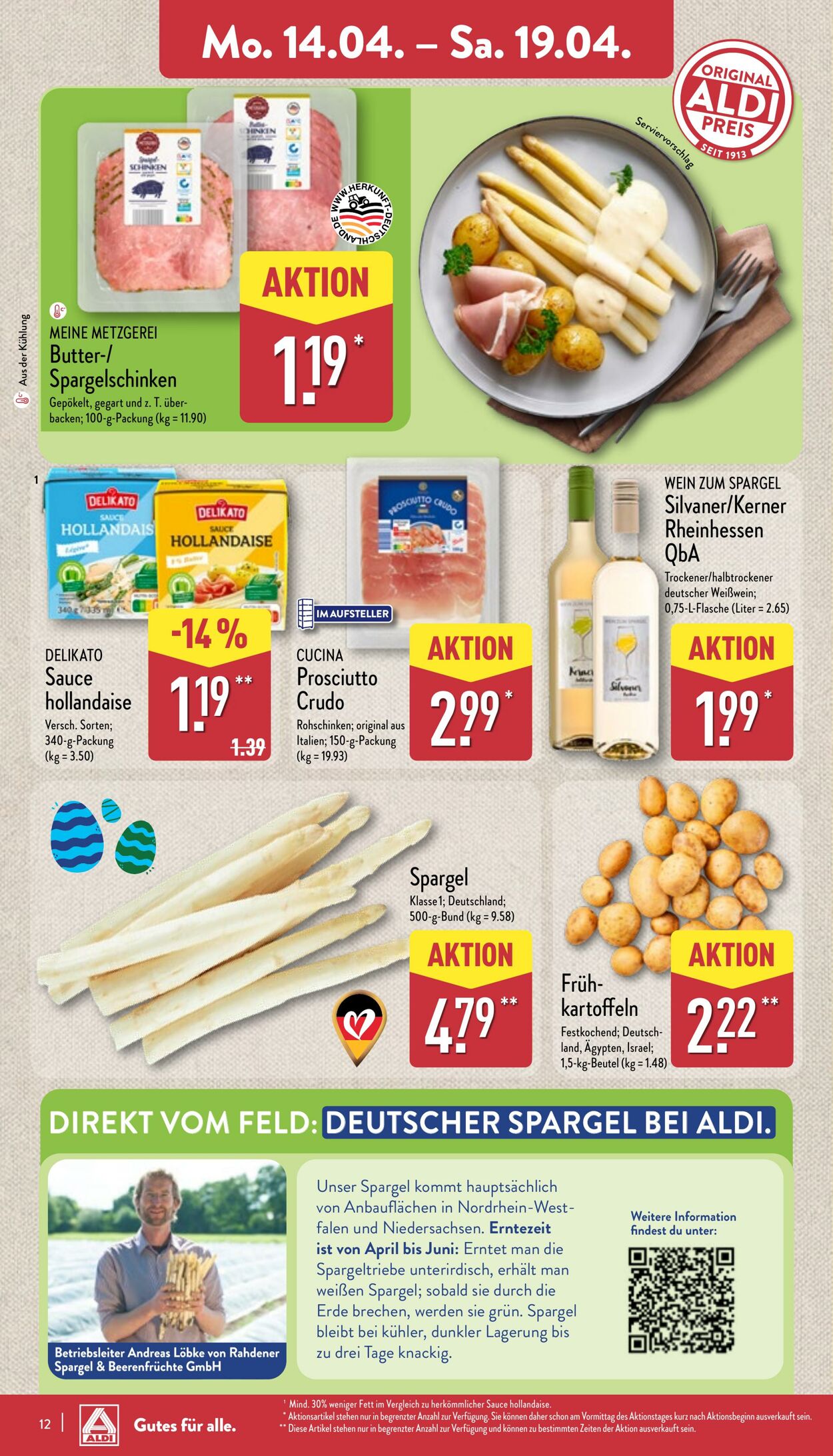 Prospekt Aldi-Nord 07.04.2025 - 12.04.2025