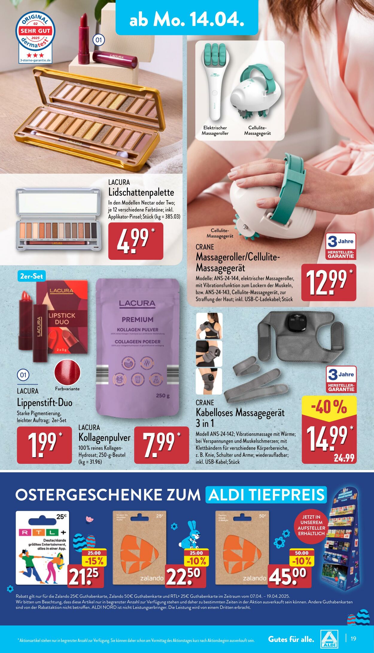 Prospekt Aldi-Nord 07.04.2025 - 12.04.2025