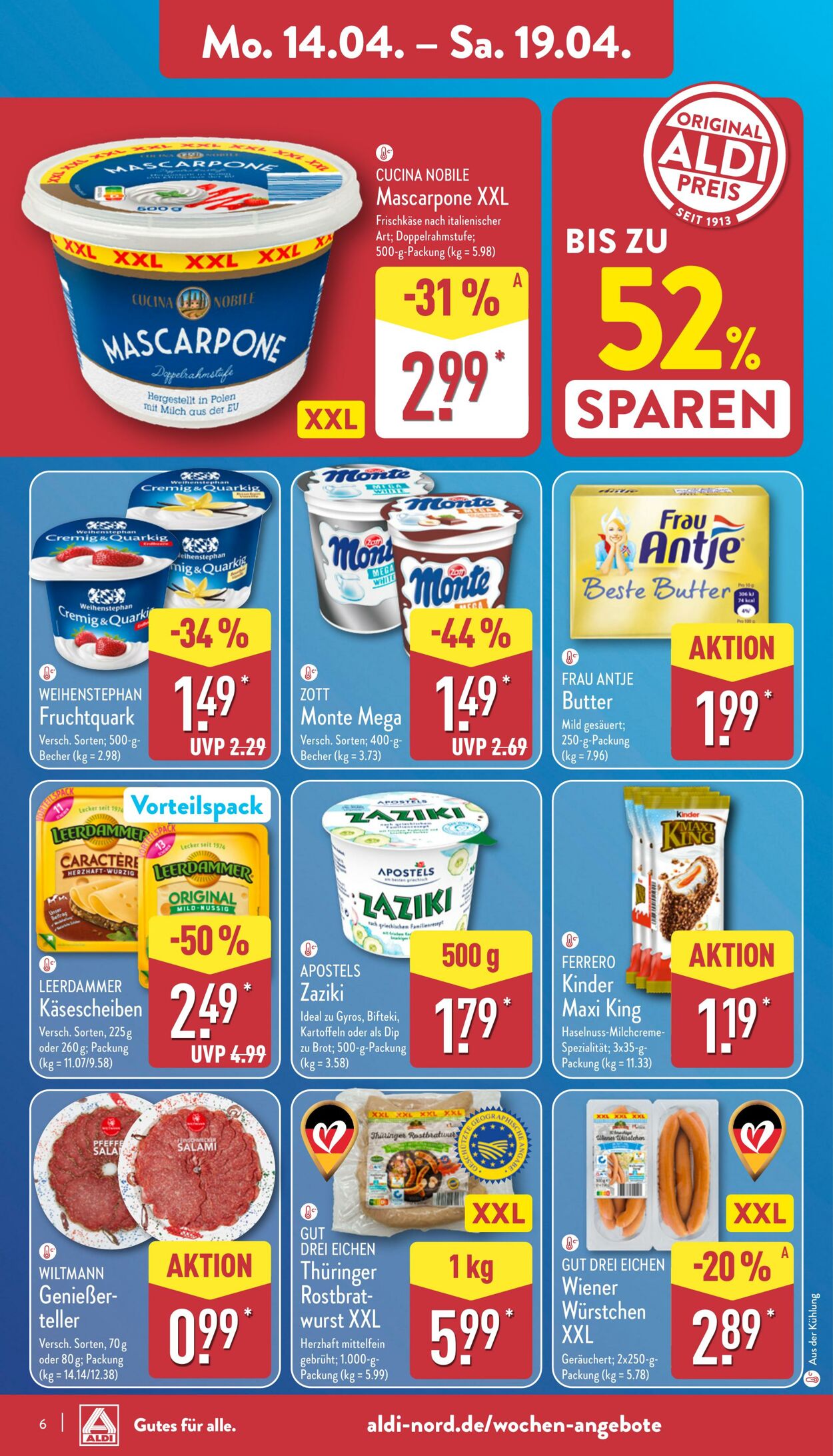 Prospekt Aldi-Nord 07.04.2025 - 12.04.2025