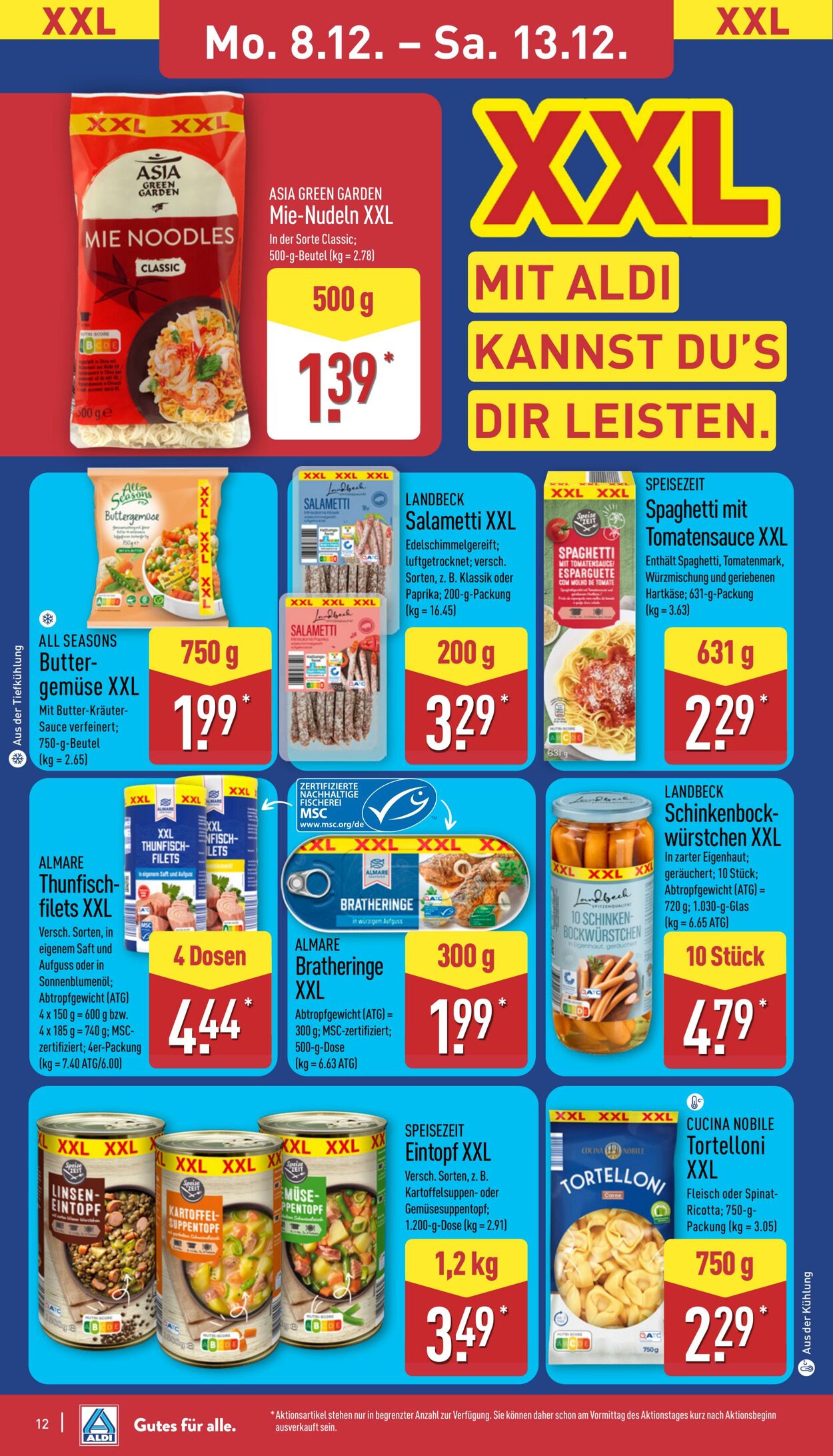 Prospekt Aldi-Nord 08.12.2025 - 13.12.2025