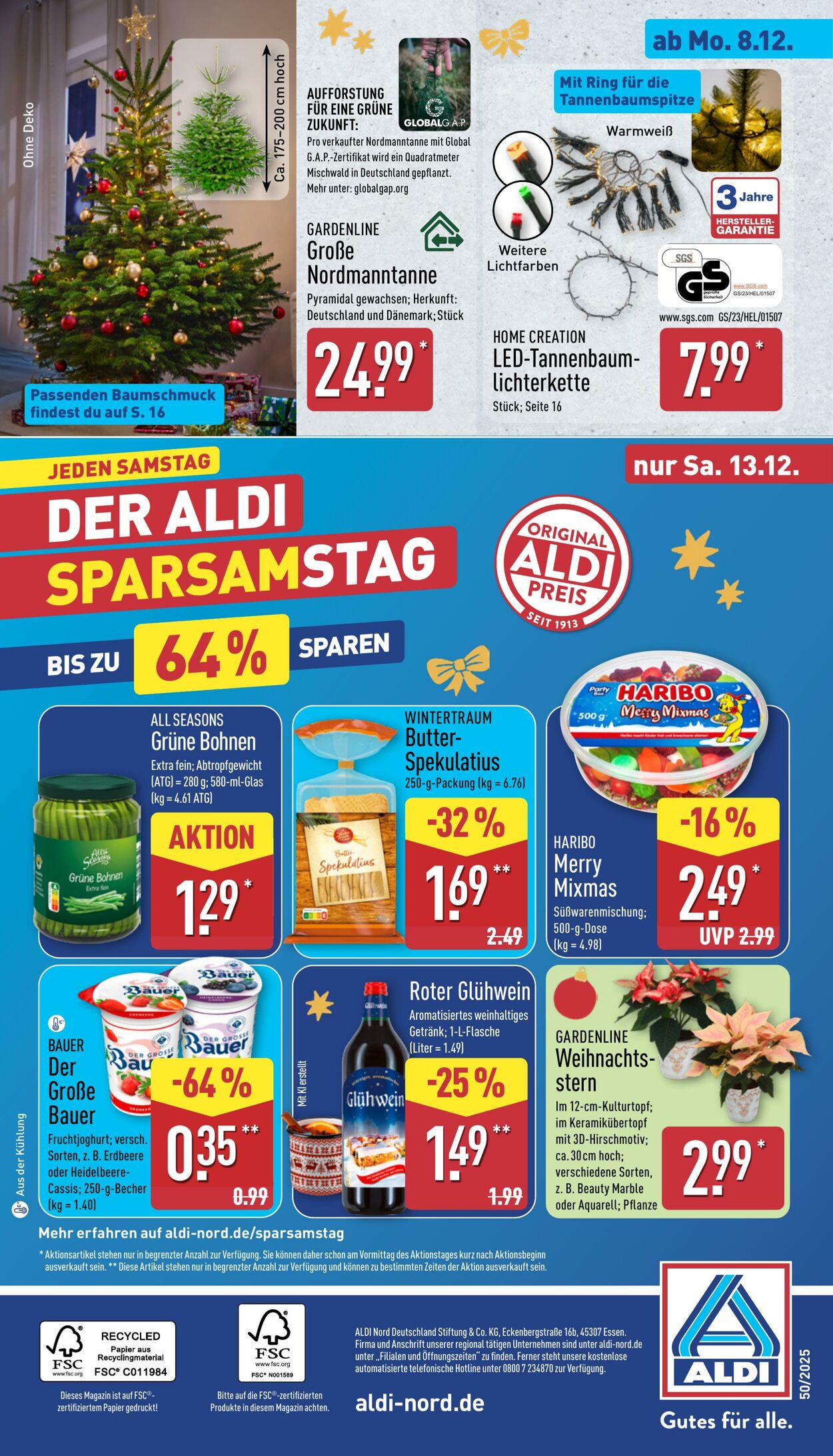 Prospekt Aldi-Nord 08.12.2025 - 13.12.2025
