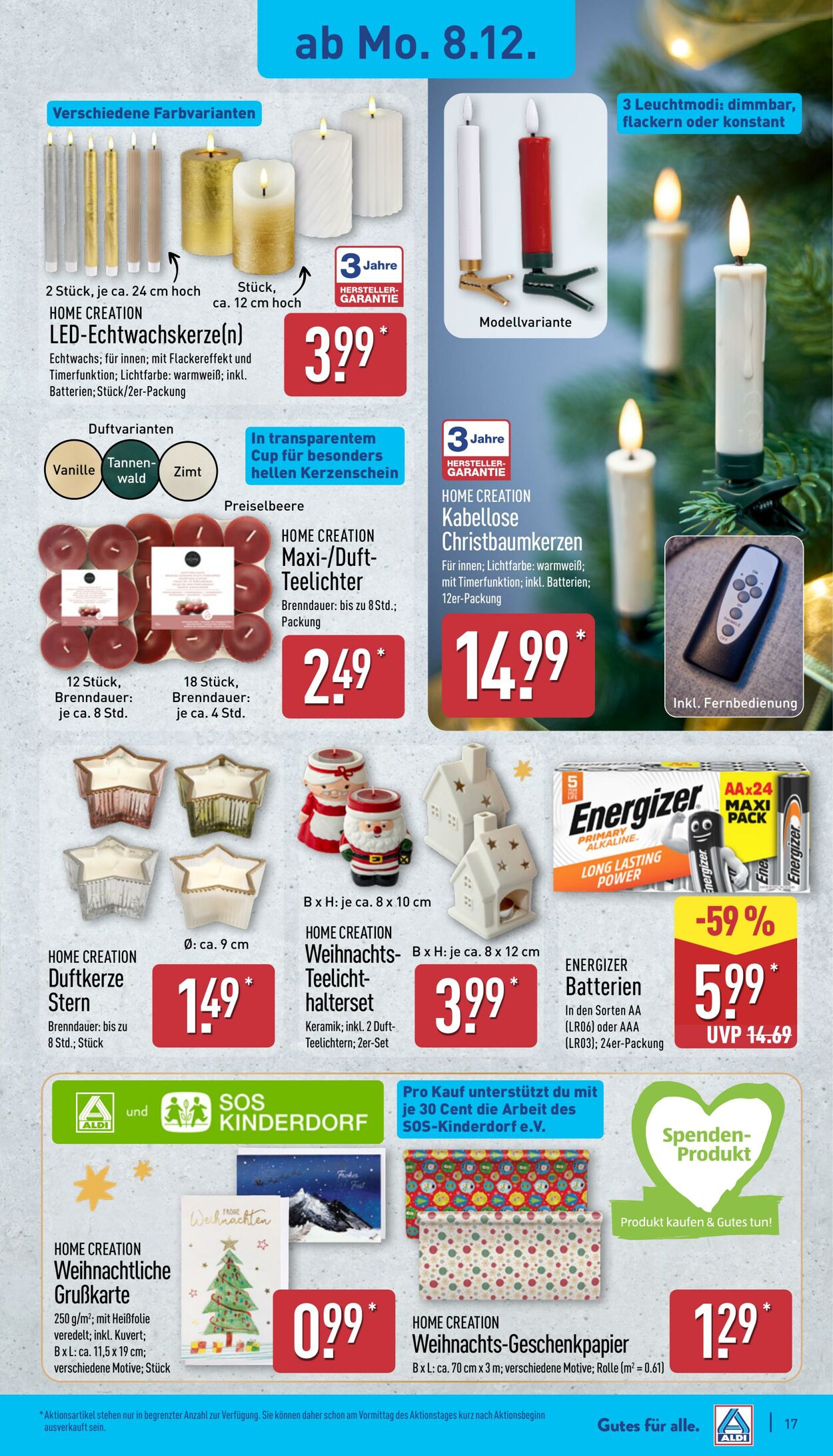 Prospekt Aldi-Nord 08.12.2025 - 13.12.2025