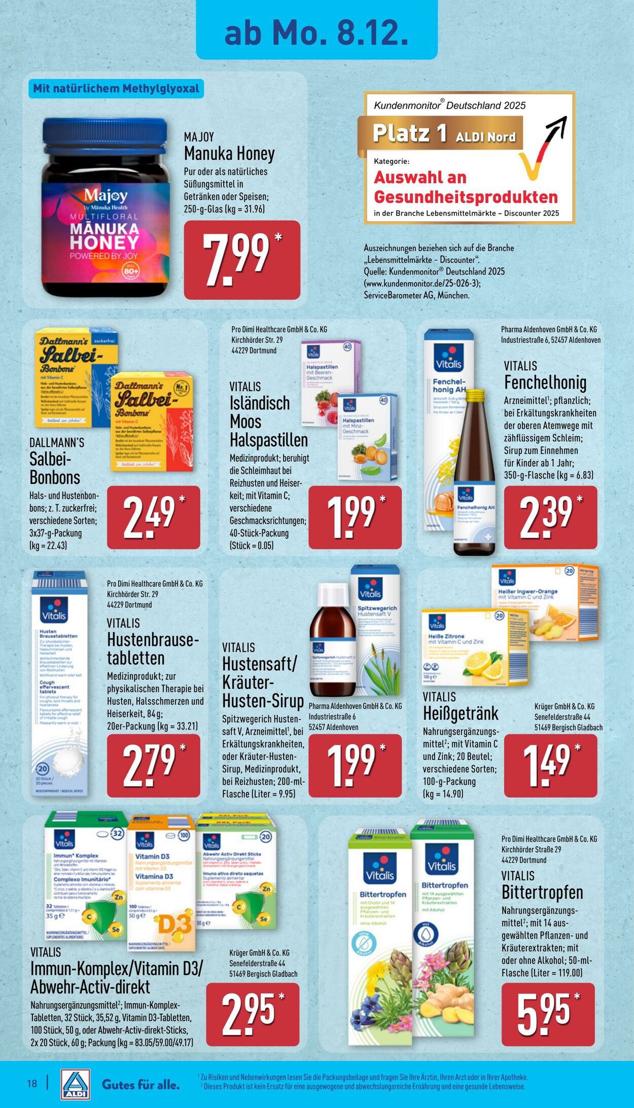 Prospekt Aldi-Nord 08.12.2025 - 13.12.2025