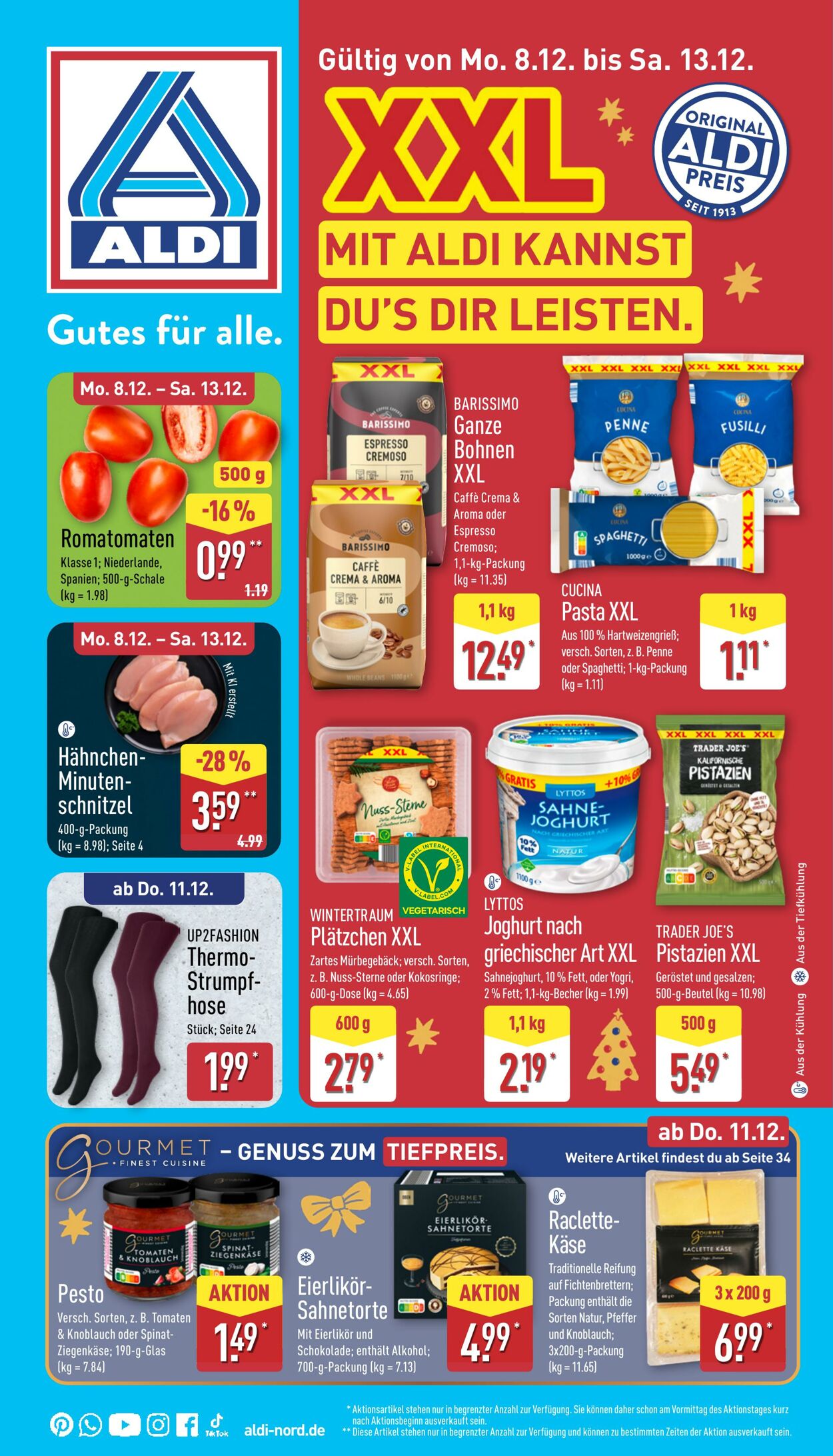 Prospekt Aldi-Nord - ALDI Aktuell 8 Dez, 2025 - 13 Dez, 2025