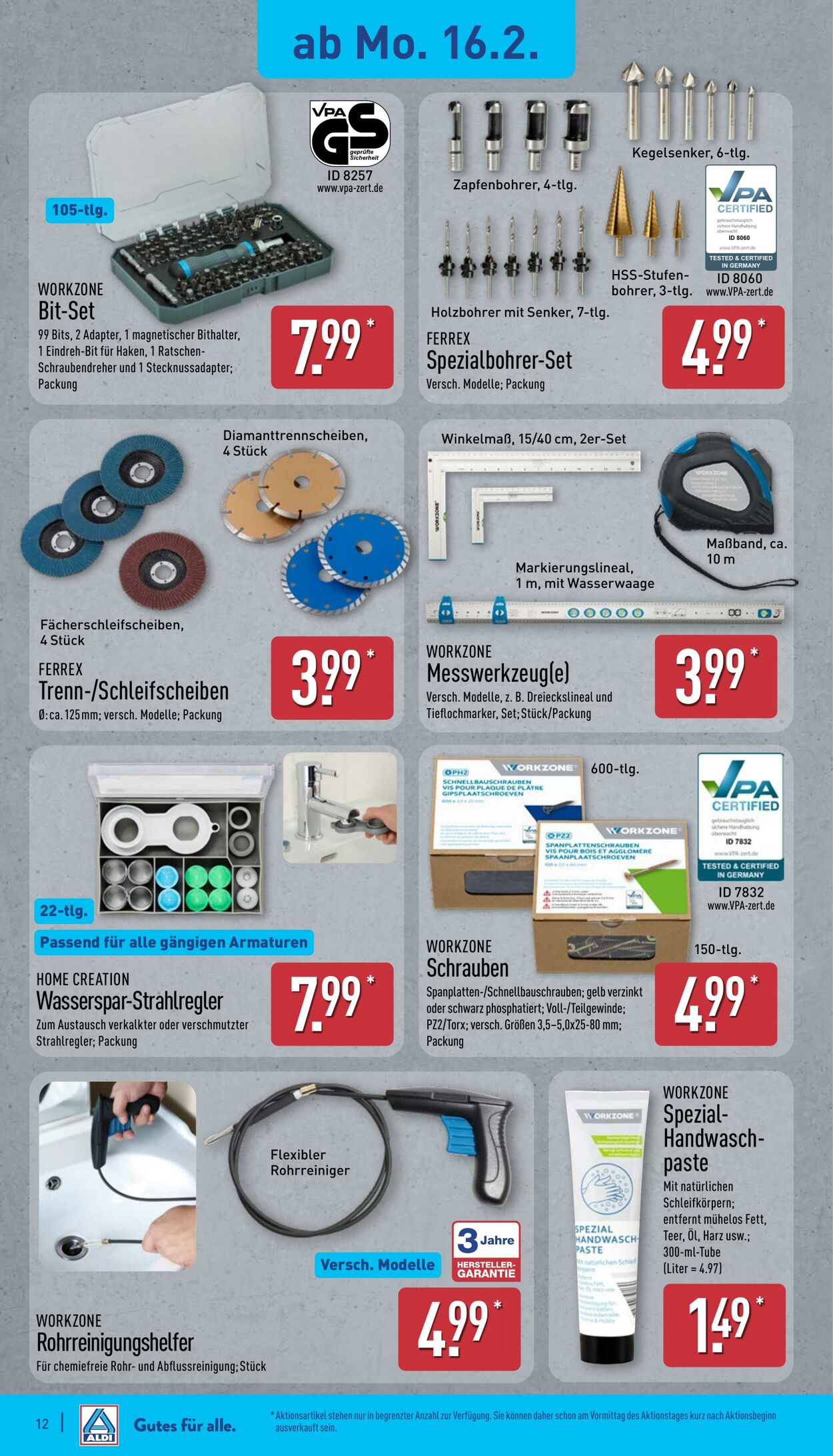 Prospekt Aldi-Nord 16.02.2026 - 21.02.2026