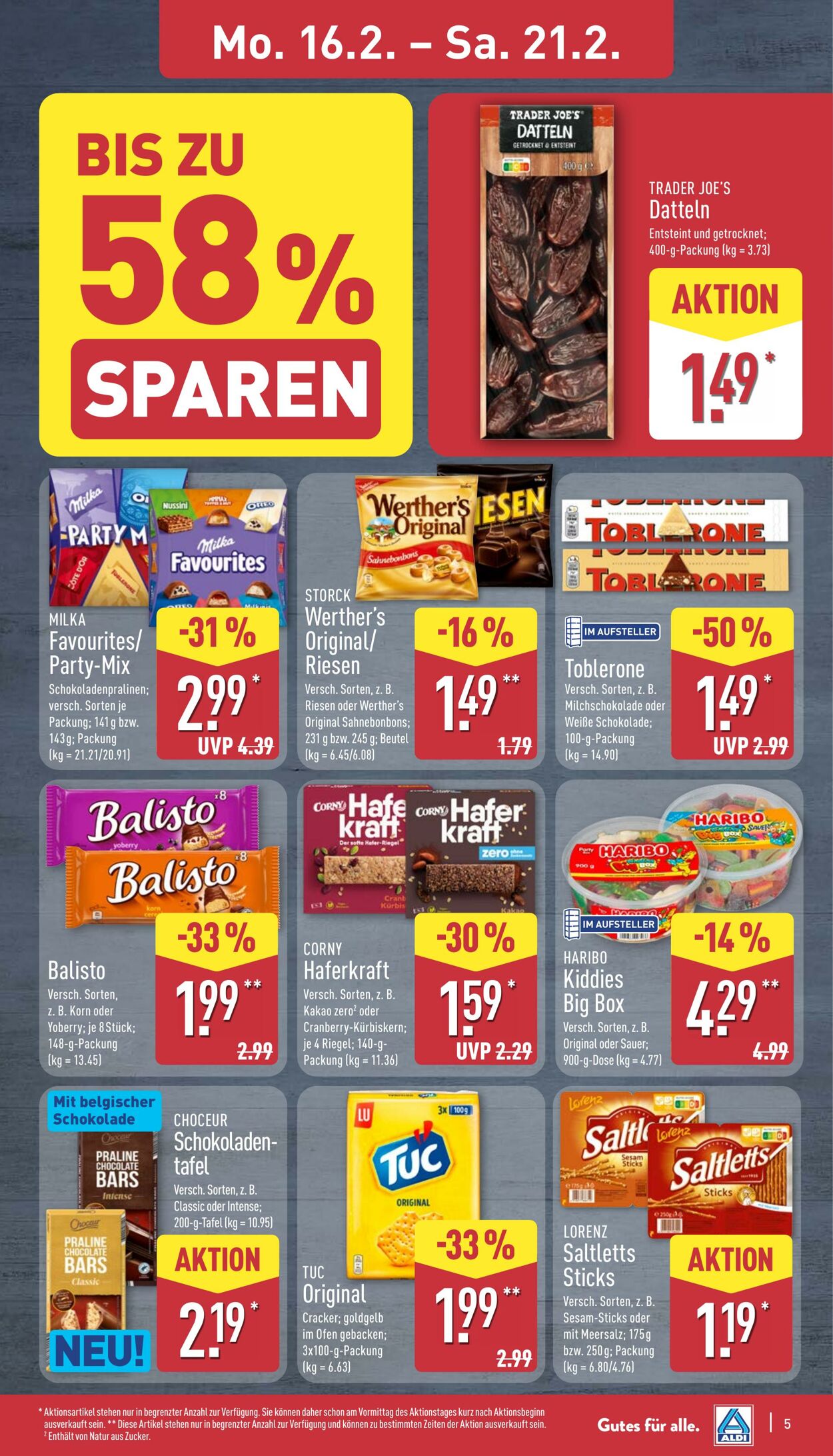 Prospekt Aldi-Nord 16.02.2026 - 21.02.2026