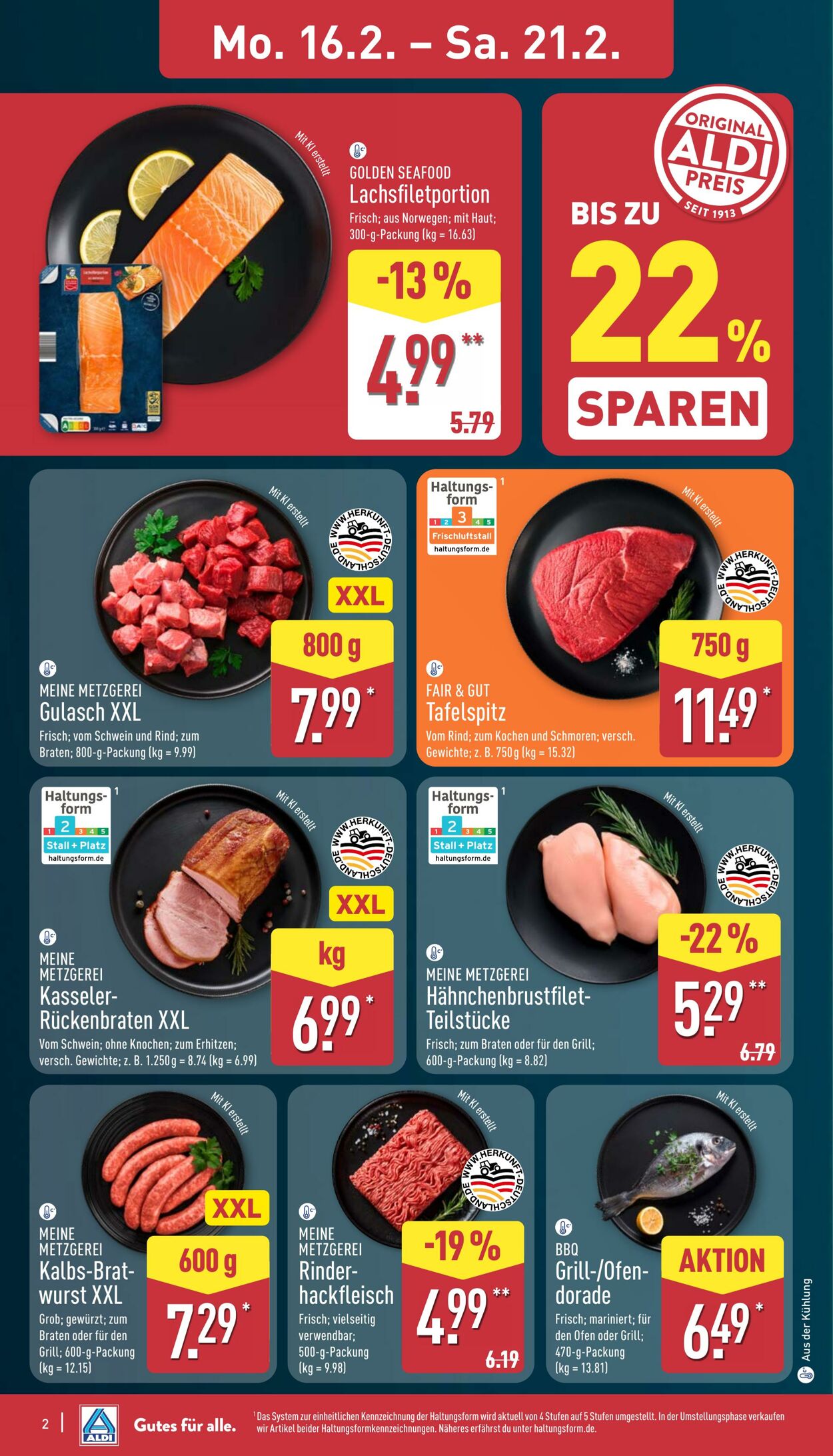 Prospekt Aldi-Nord 16.02.2026 - 21.02.2026