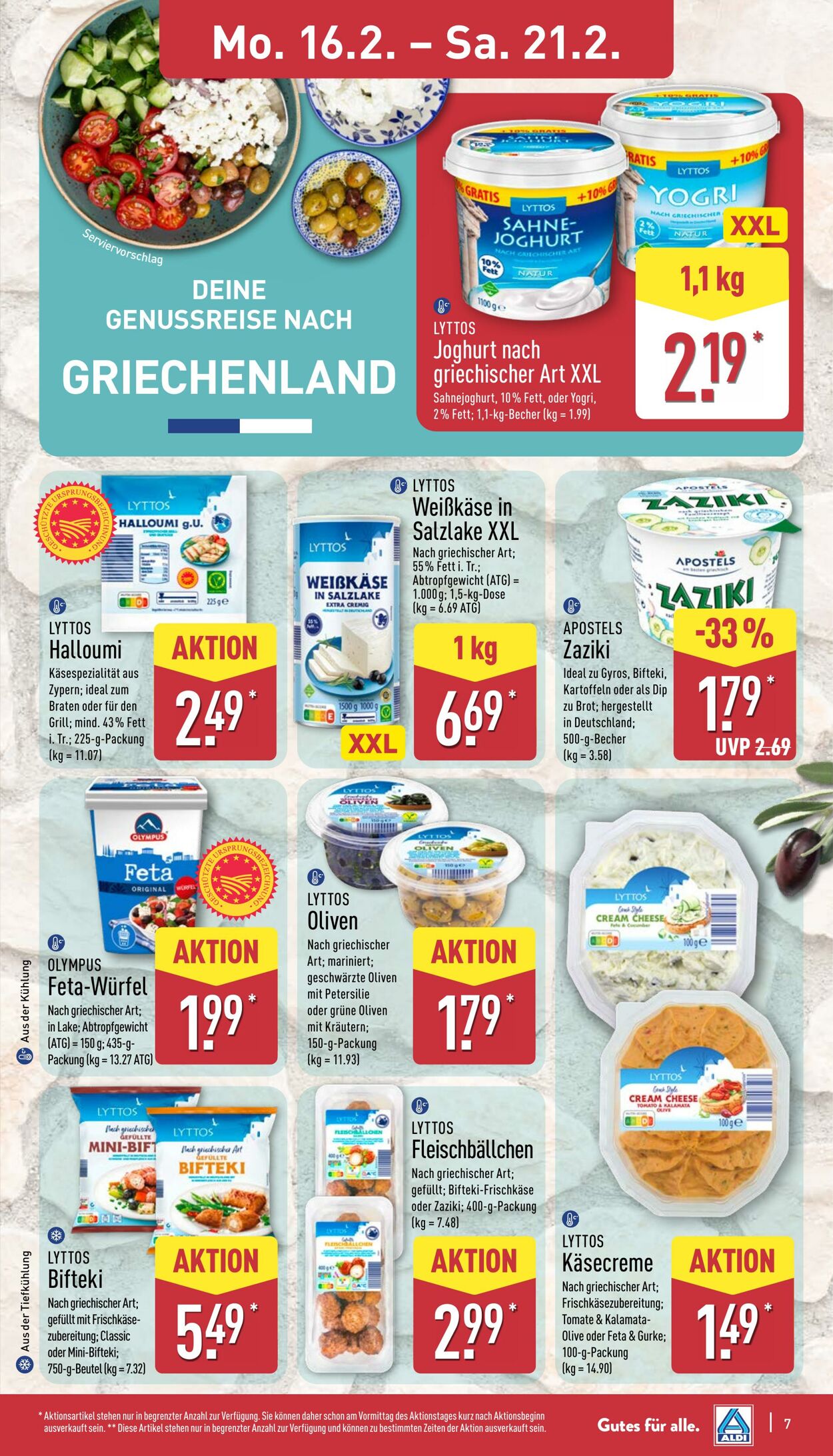 Prospekt Aldi-Nord 16.02.2026 - 21.02.2026