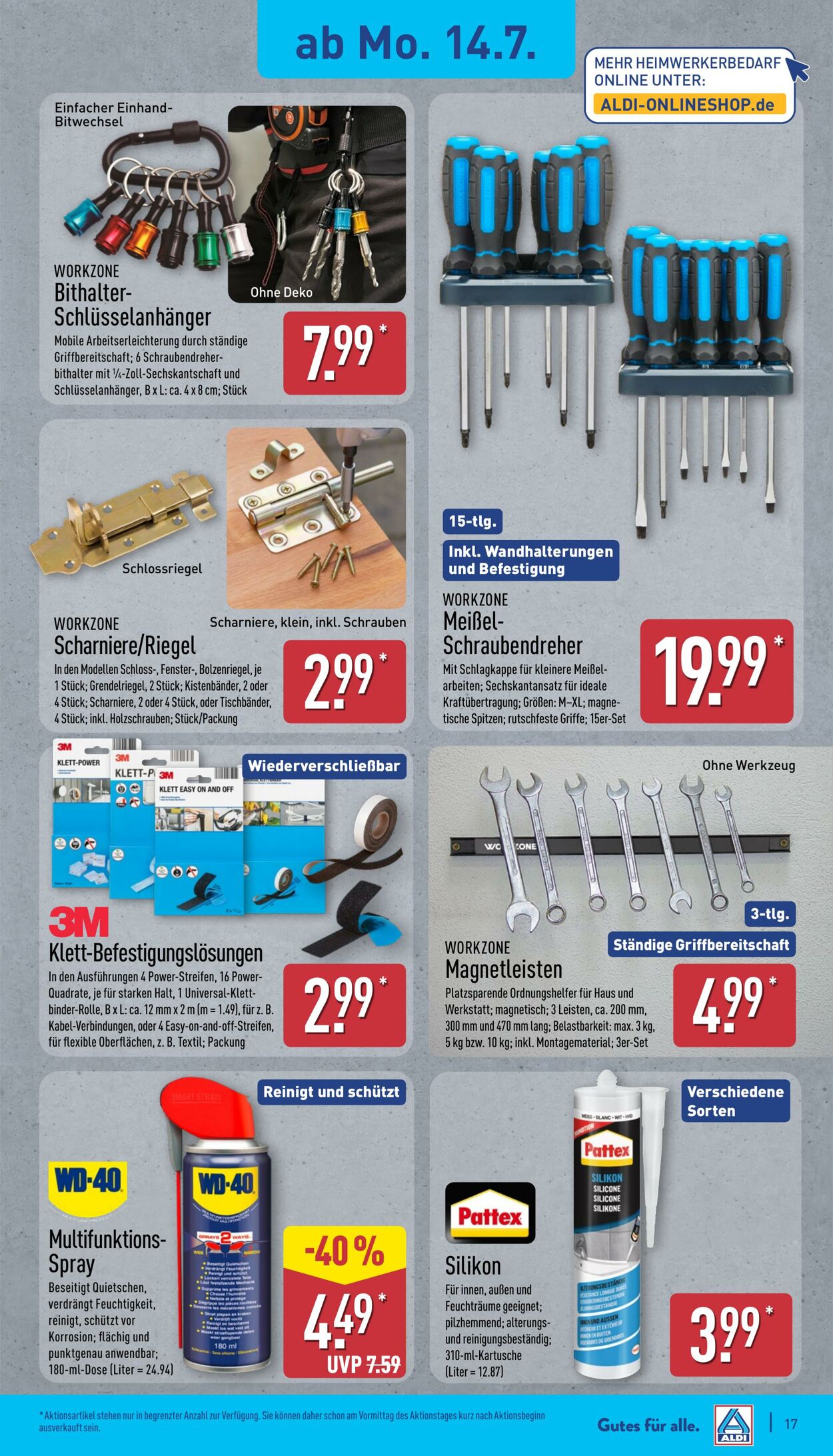 Prospekt Aldi-Nord 14.07.2025 - 19.07.2025