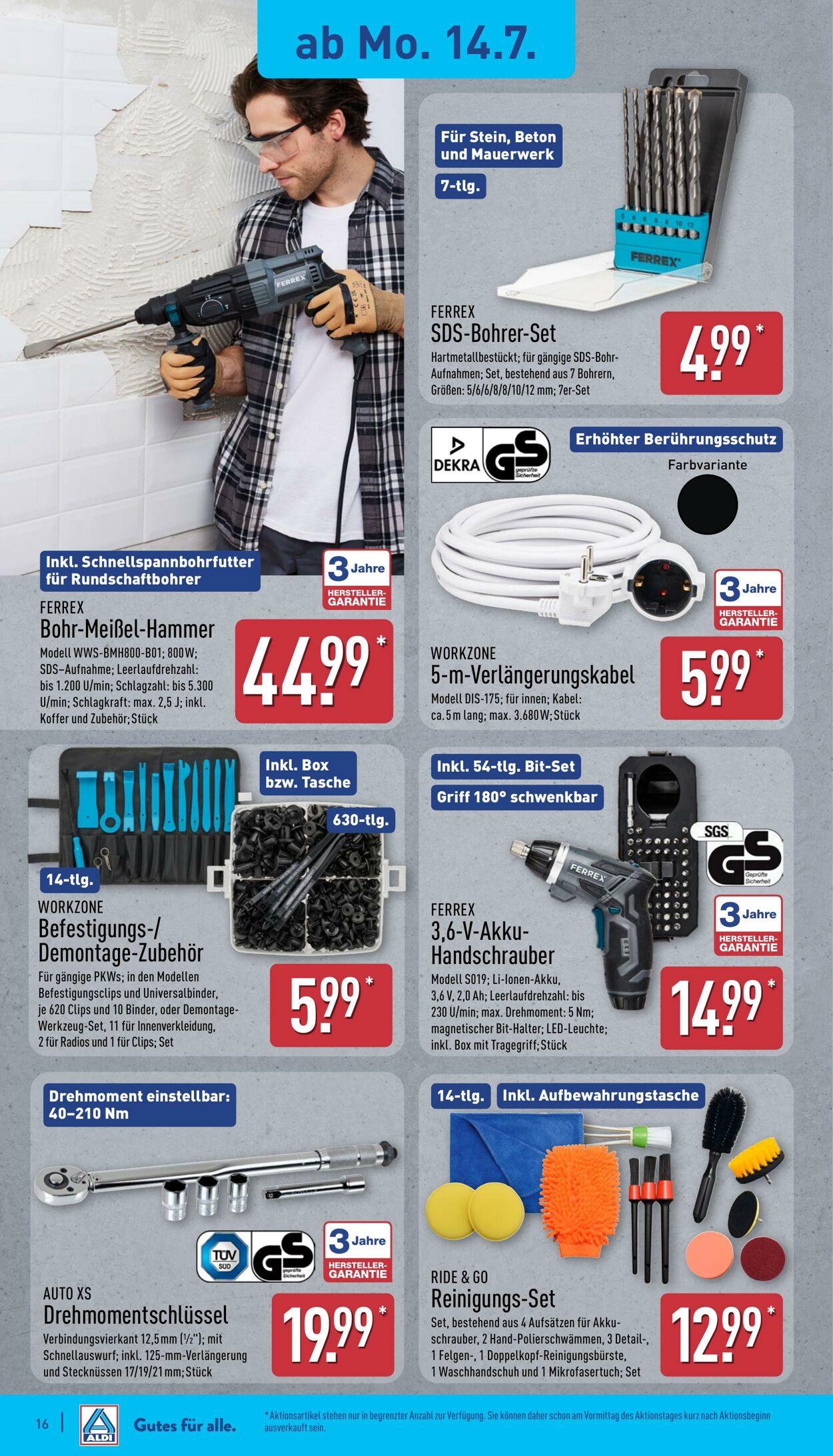 Prospekt Aldi-Nord 14.07.2025 - 19.07.2025