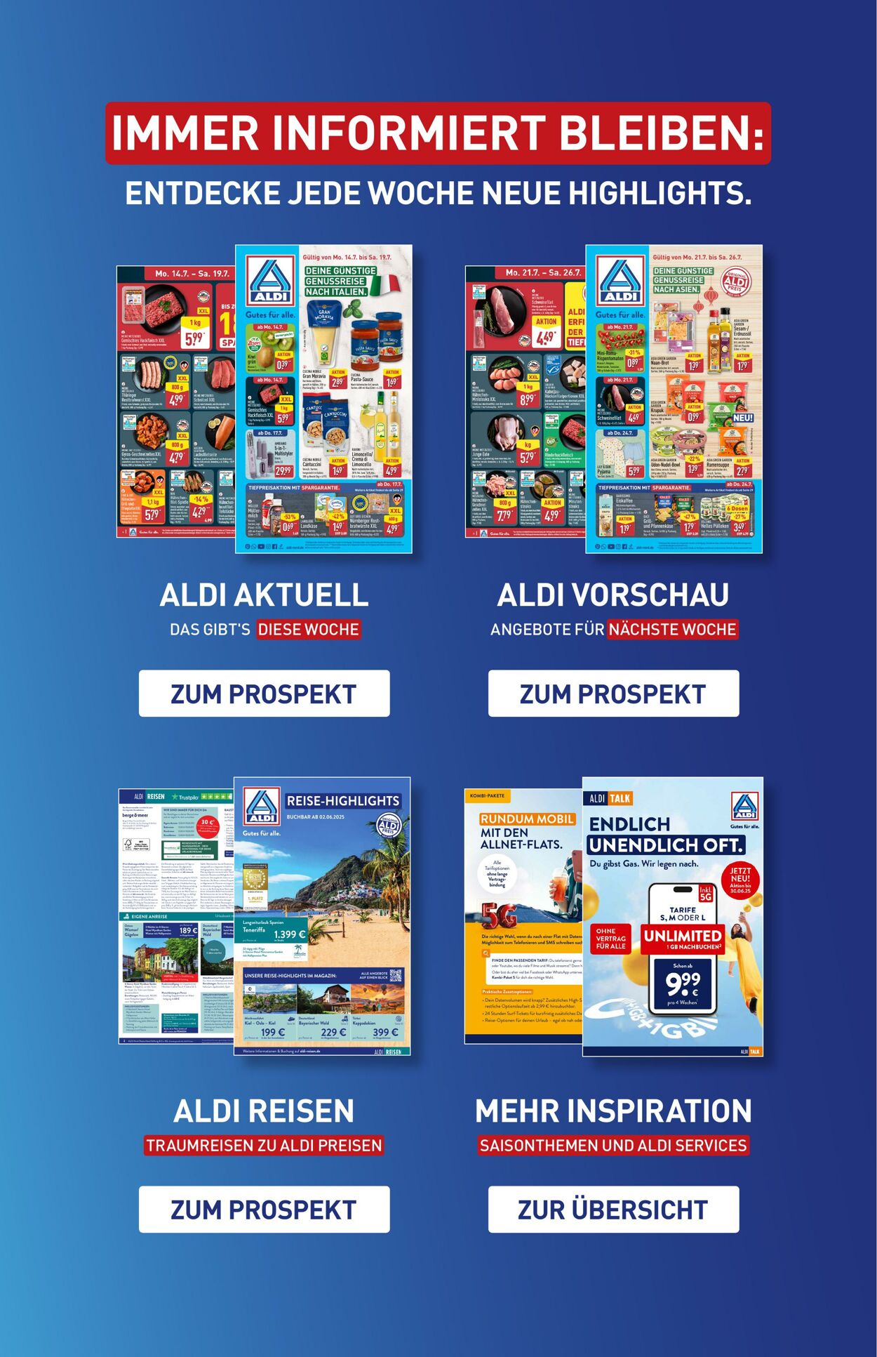 Prospekt Aldi-Nord 14.07.2025 - 19.07.2025