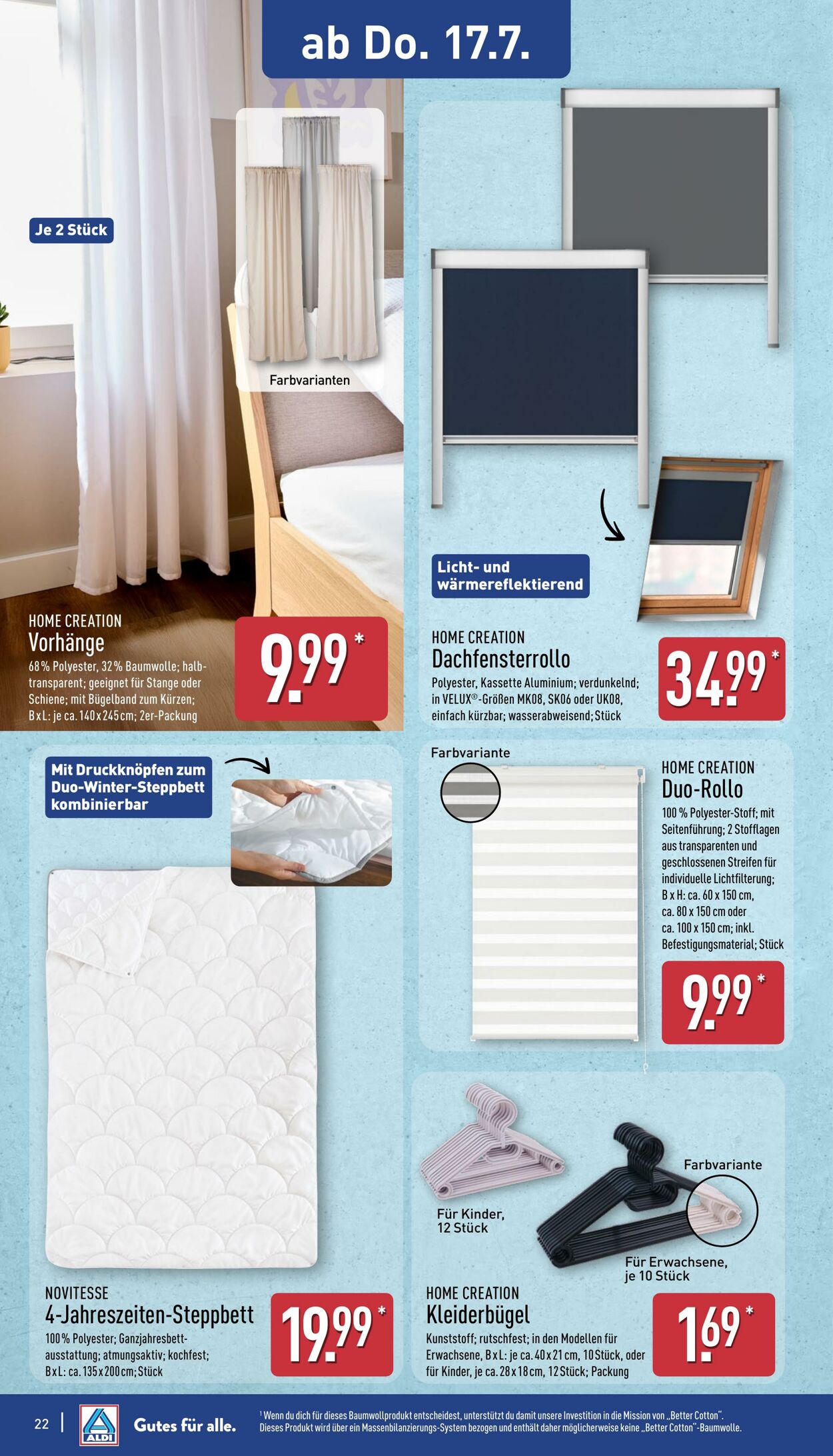 Prospekt Aldi-Nord 14.07.2025 - 19.07.2025
