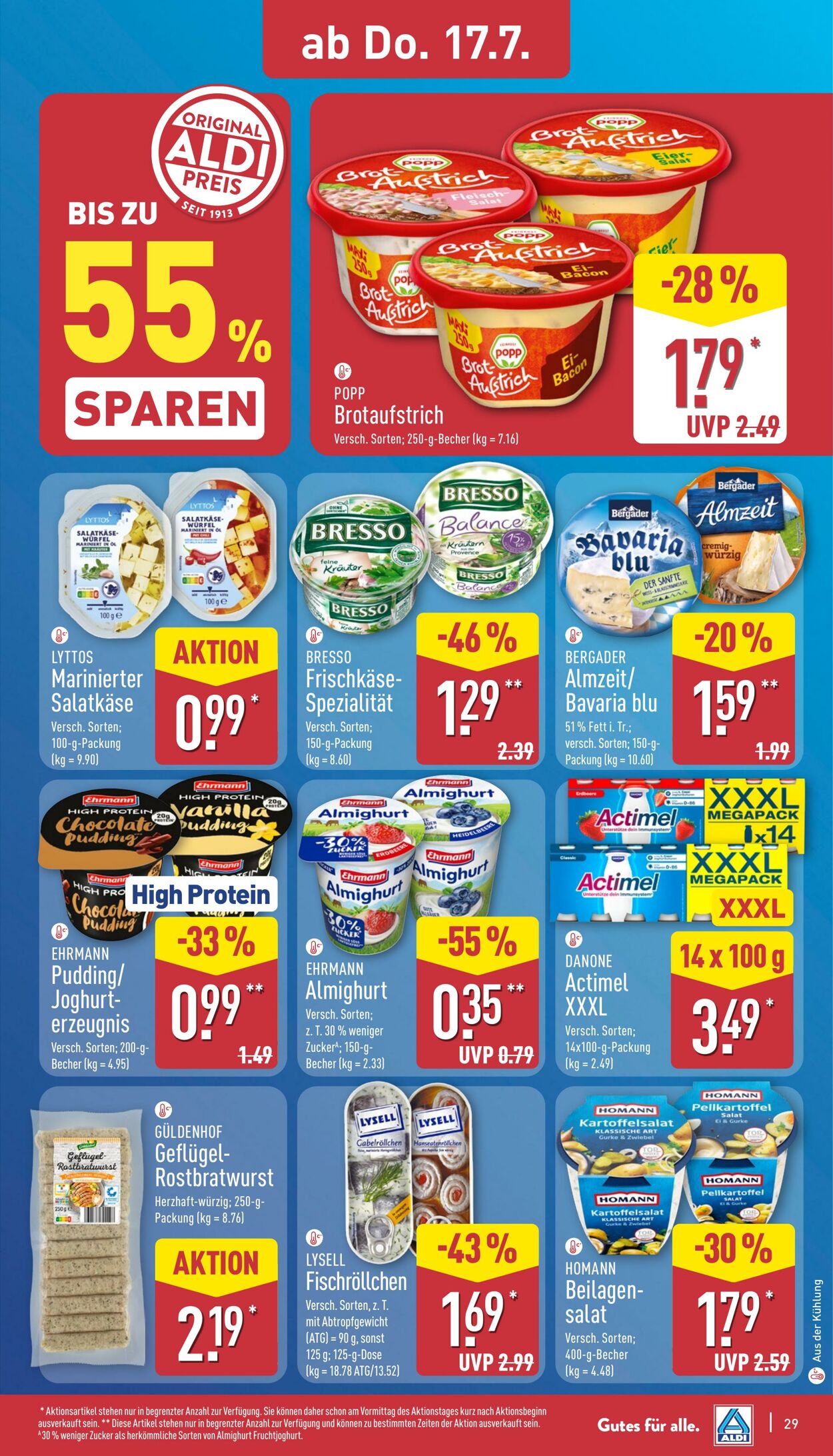 Prospekt Aldi-Nord 14.07.2025 - 19.07.2025