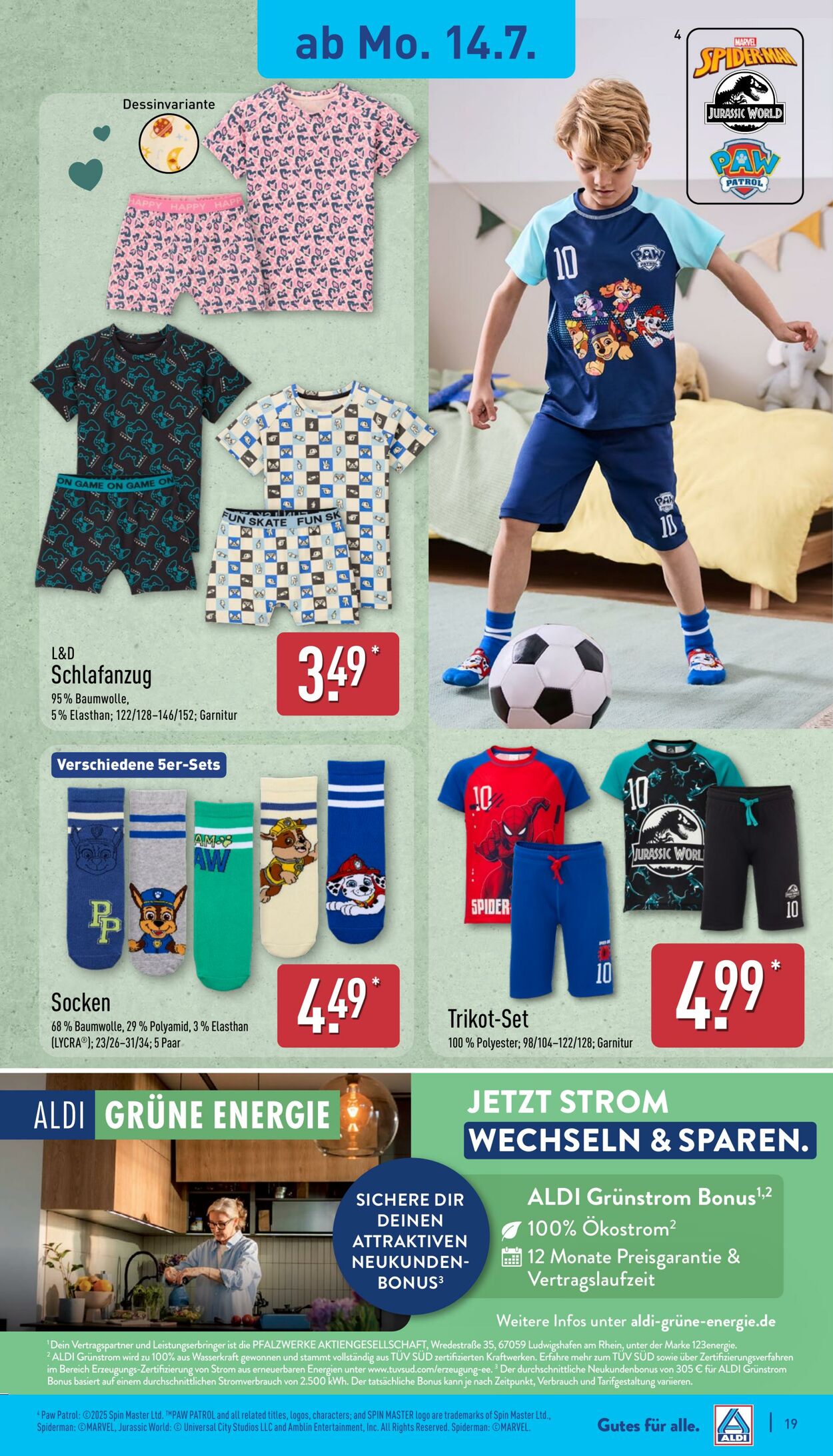 Prospekt Aldi-Nord 14.07.2025 - 19.07.2025