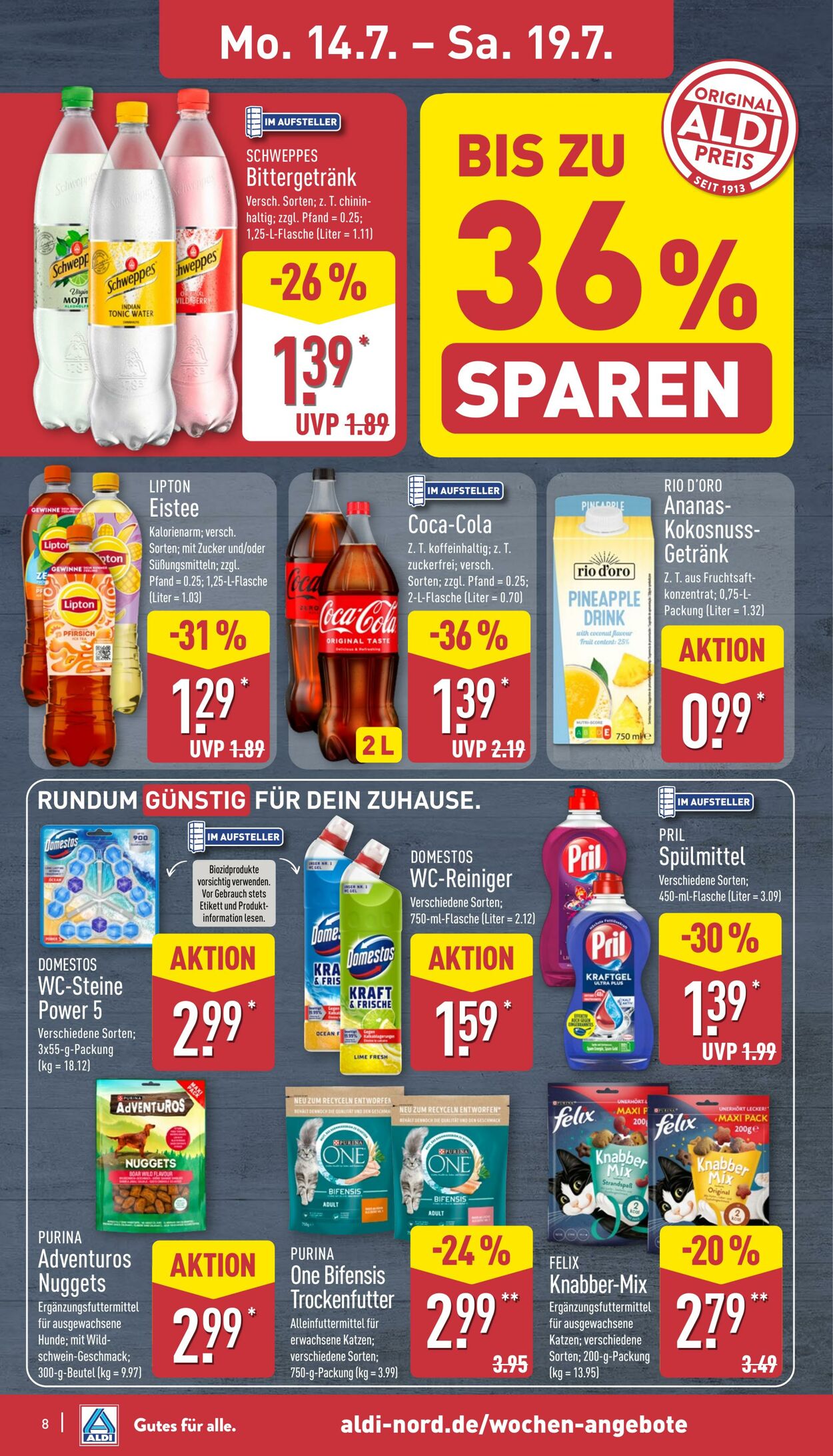 Prospekt Aldi-Nord 14.07.2025 - 19.07.2025