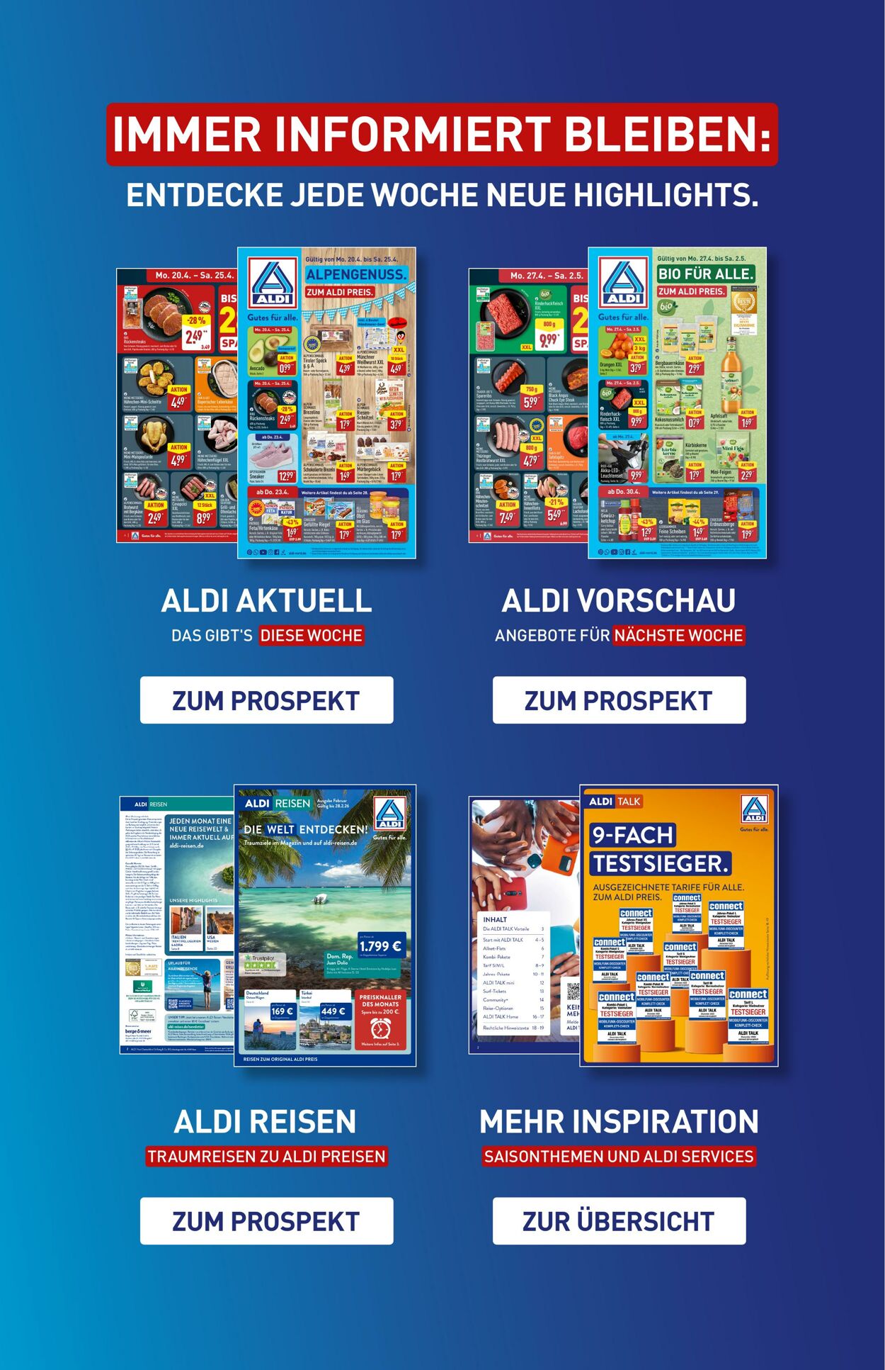 Prospekt Aldi-Nord 20.04.2026 - 25.04.2026
