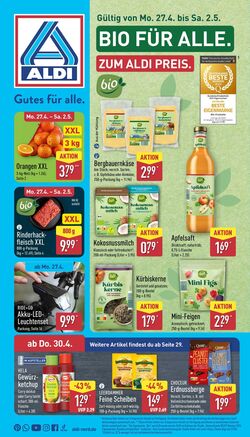 Prospekt Aldi-Nord 25.08.2025 - 30.08.2025