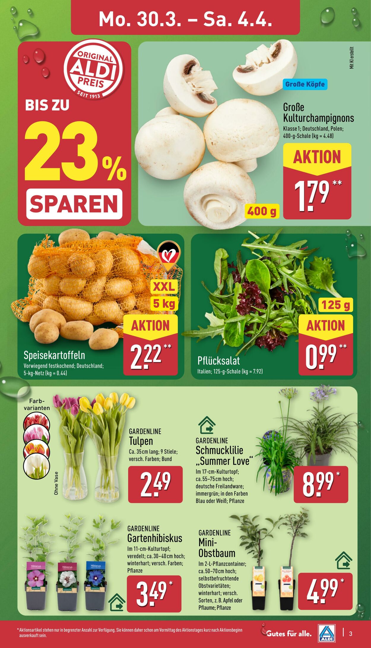 Prospekt Aldi-Nord 23.03.2026 - 28.03.2026