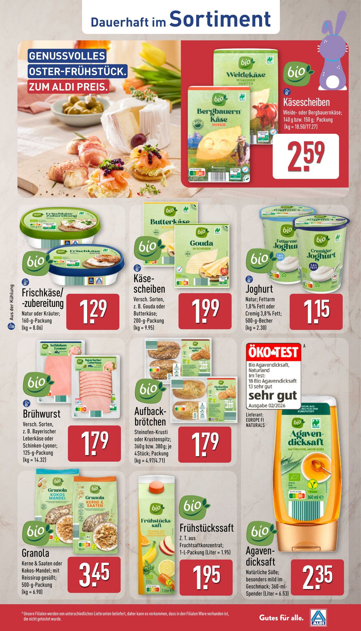 Prospekt Aldi-Nord 23.03.2026 - 28.03.2026