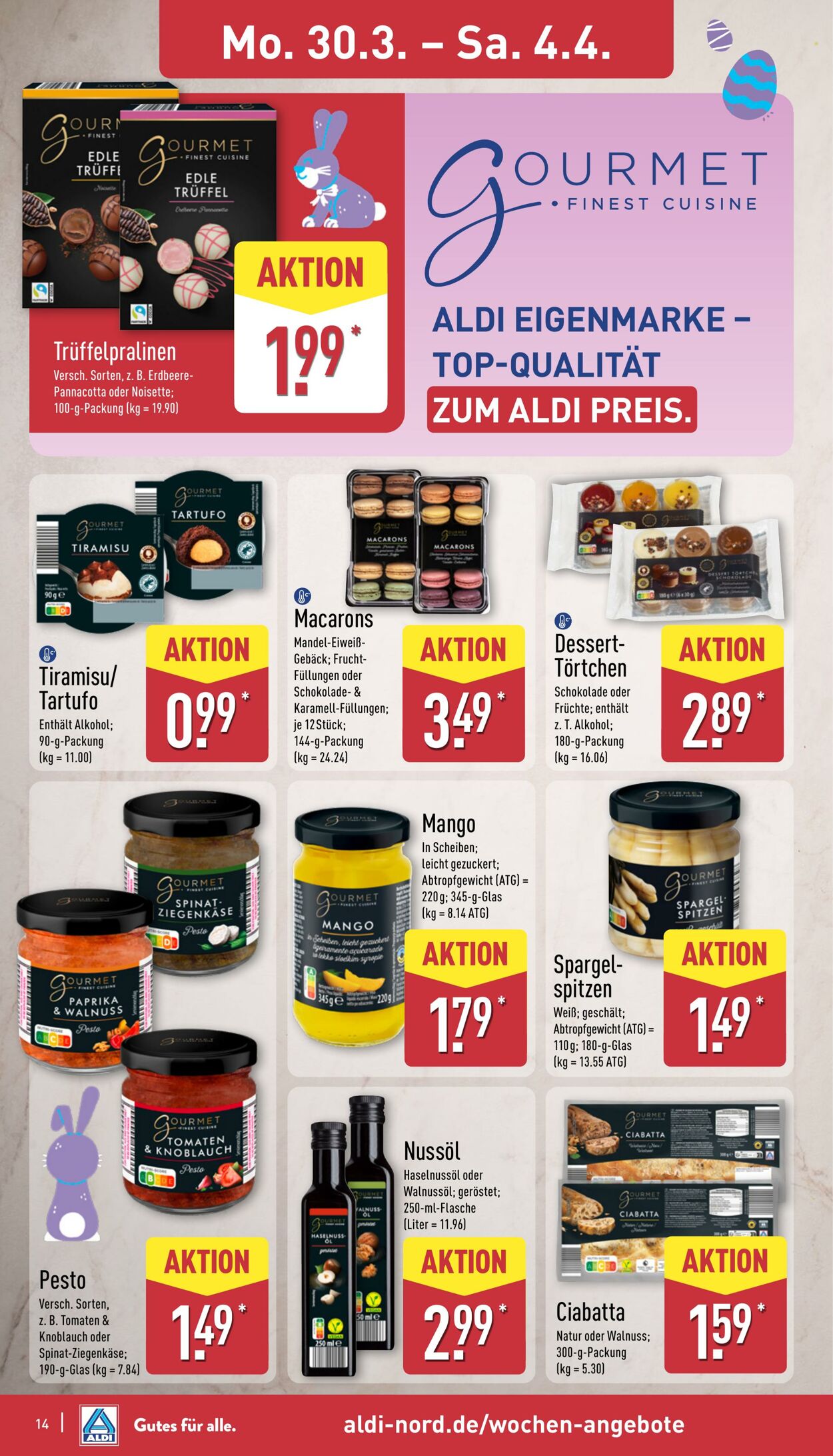 Prospekt Aldi-Nord 23.03.2026 - 28.03.2026