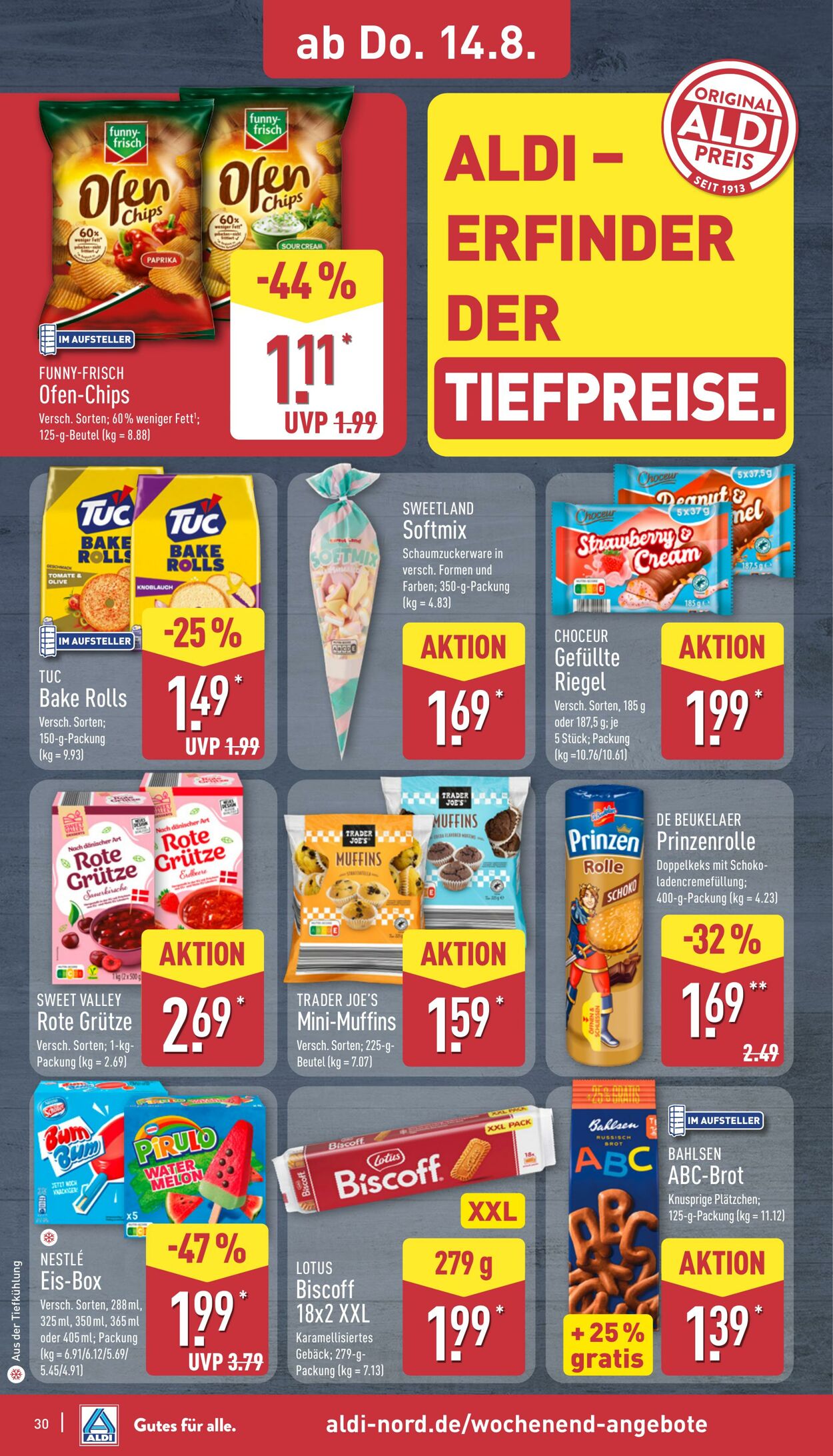 Prospekt Aldi-Nord 11.08.2025 - 16.08.2025