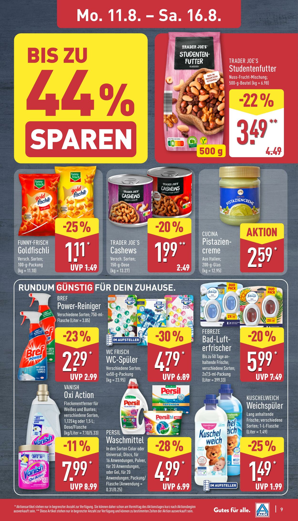 Prospekt Aldi-Nord 11.08.2025 - 16.08.2025