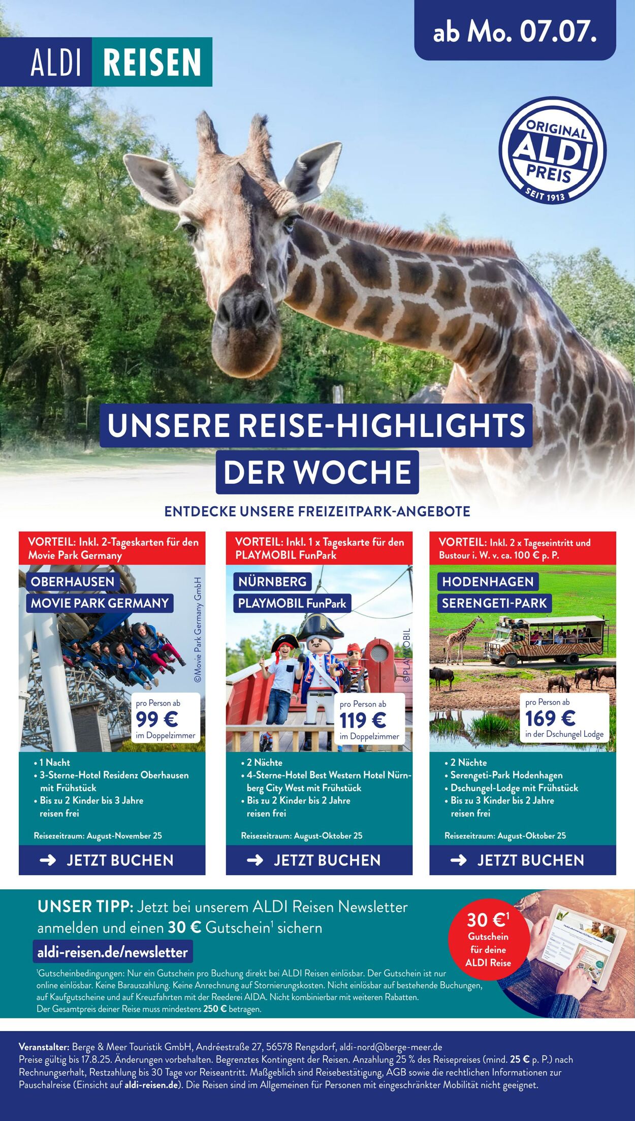 Prospekt Aldi-Nord 11.08.2025 - 16.08.2025