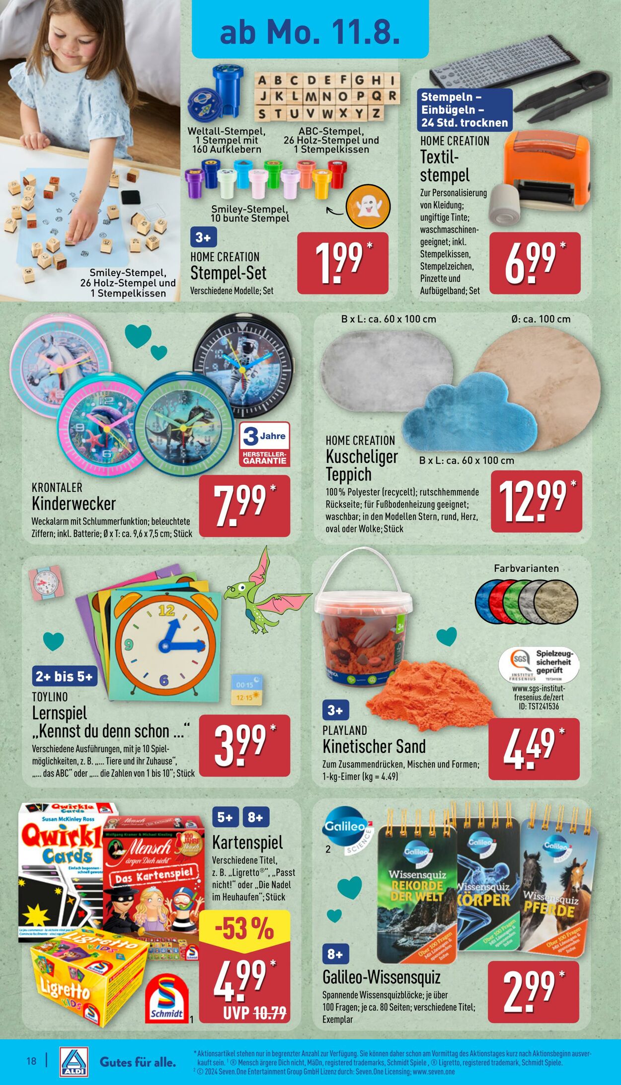 Prospekt Aldi-Nord 11.08.2025 - 16.08.2025