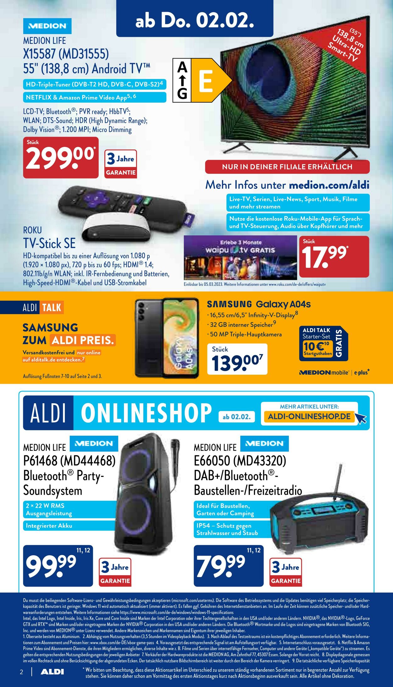 Prospekt Aldi-Nord 02.02.2022 - 07.02.2022