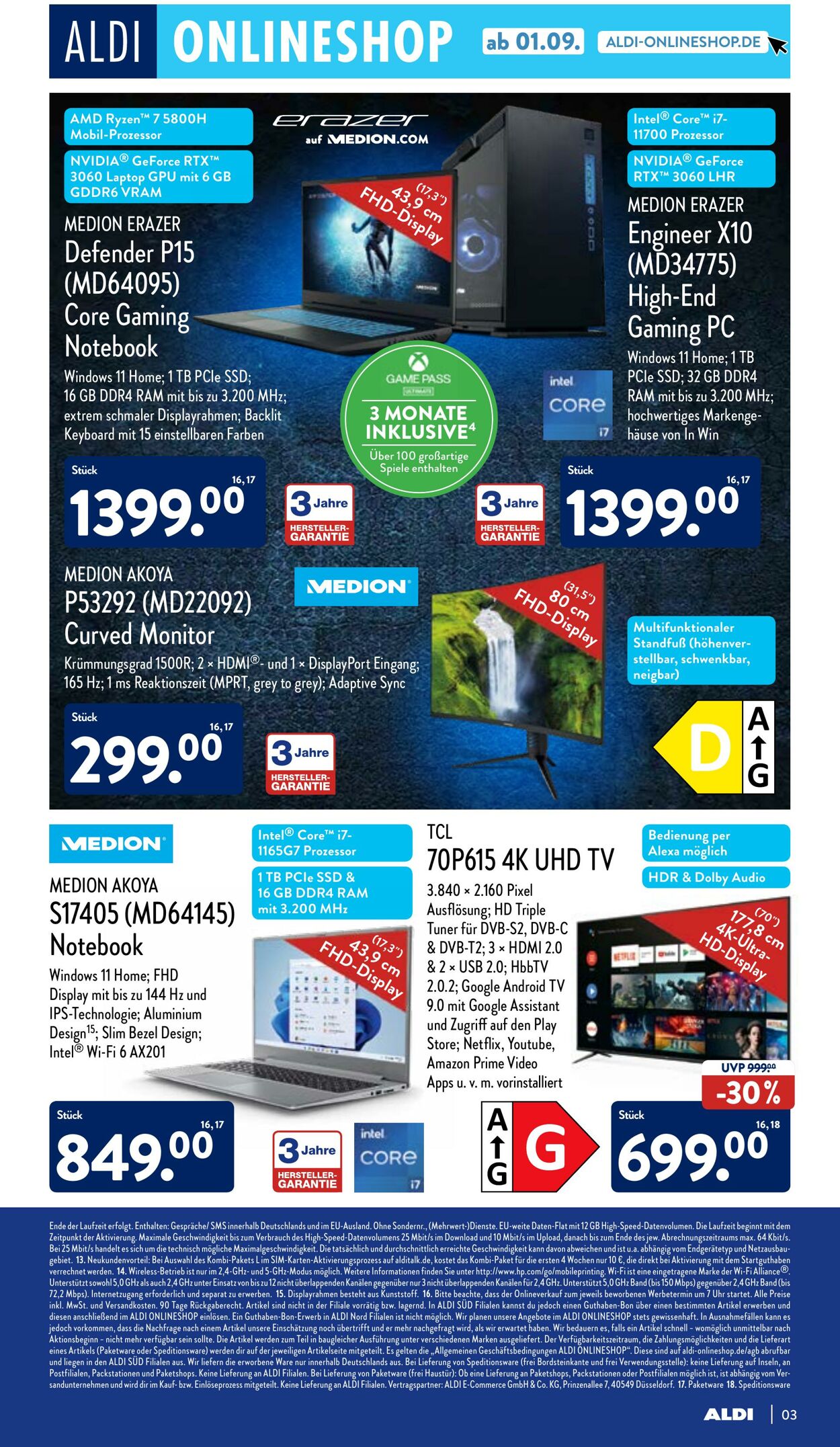 Prospekt Aldi-Nord 01.09.2022 - 07.09.2022